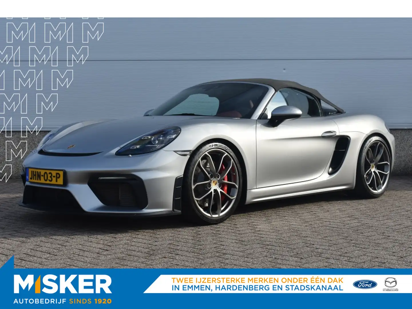 Porsche 718 Spyder 4.0 3.365 KM! FULL LED! PARKEERPAKKET! Grijs - 1