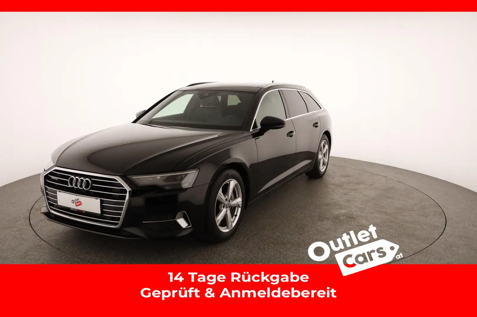 Audi A6 Avant 45 3.0 TDI quattro sport ASSIST+AHK+LED Schwarz - 1