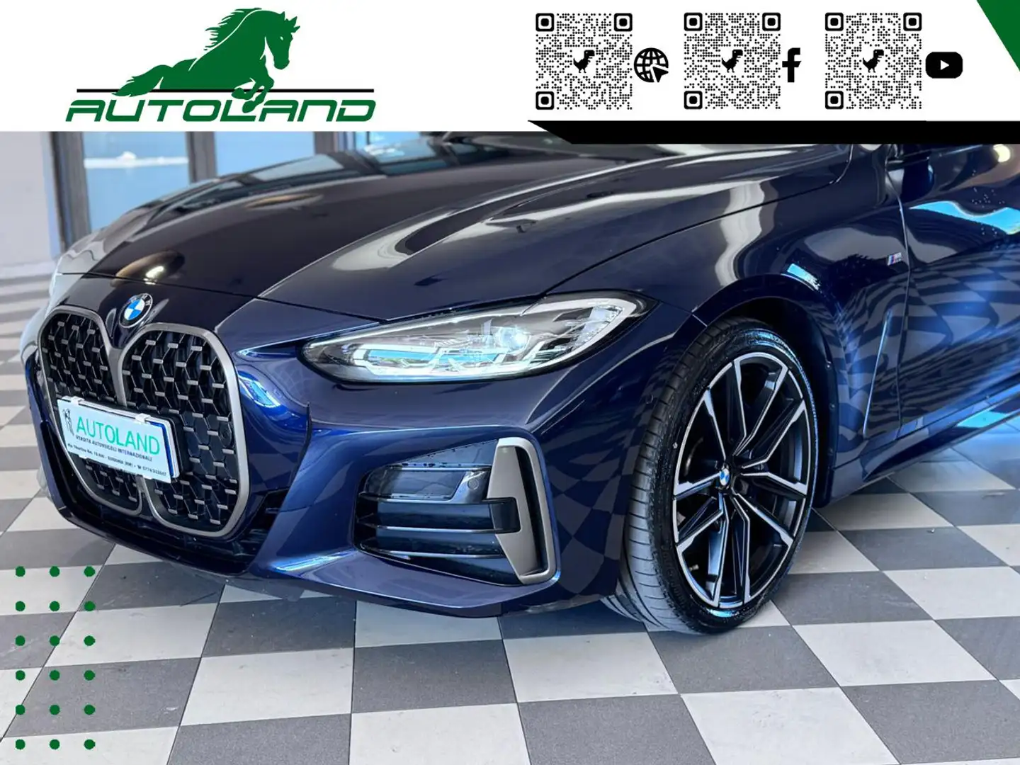 BMW 440 M440  i 48VxDrive Coupé 374CV Stage1  Garanzia Bm Blu/Azzurro - 2