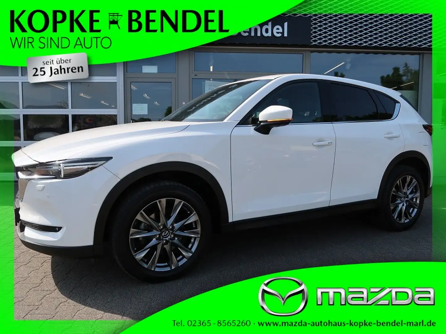 Mazda CX-5 Sports Line Plus AWD*Vollausstattung*Scheckheft* S Weiß - 1