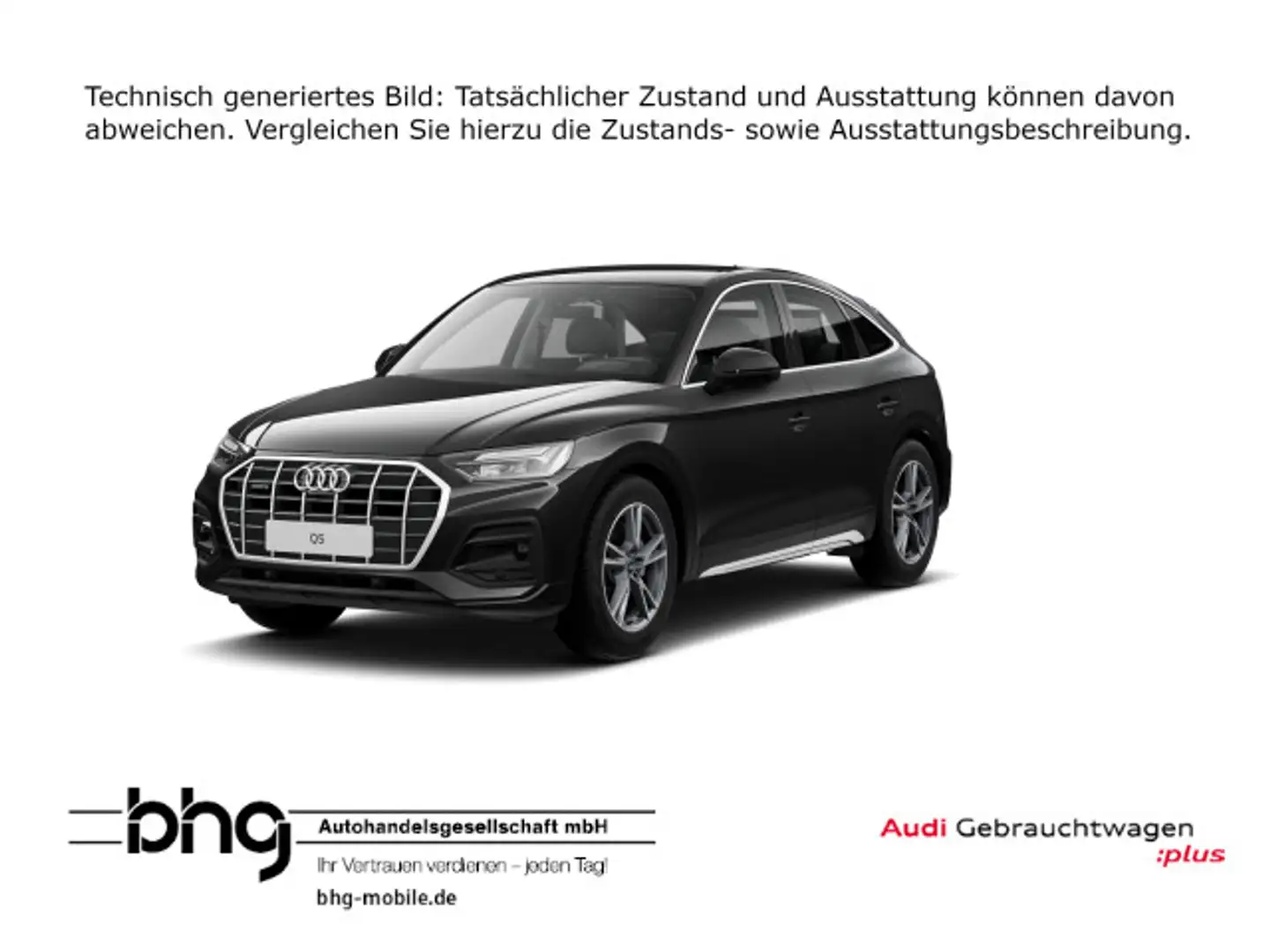 Audi Q5 40 TFSI Sportback quattro S tronic advanced Schwarz - 1