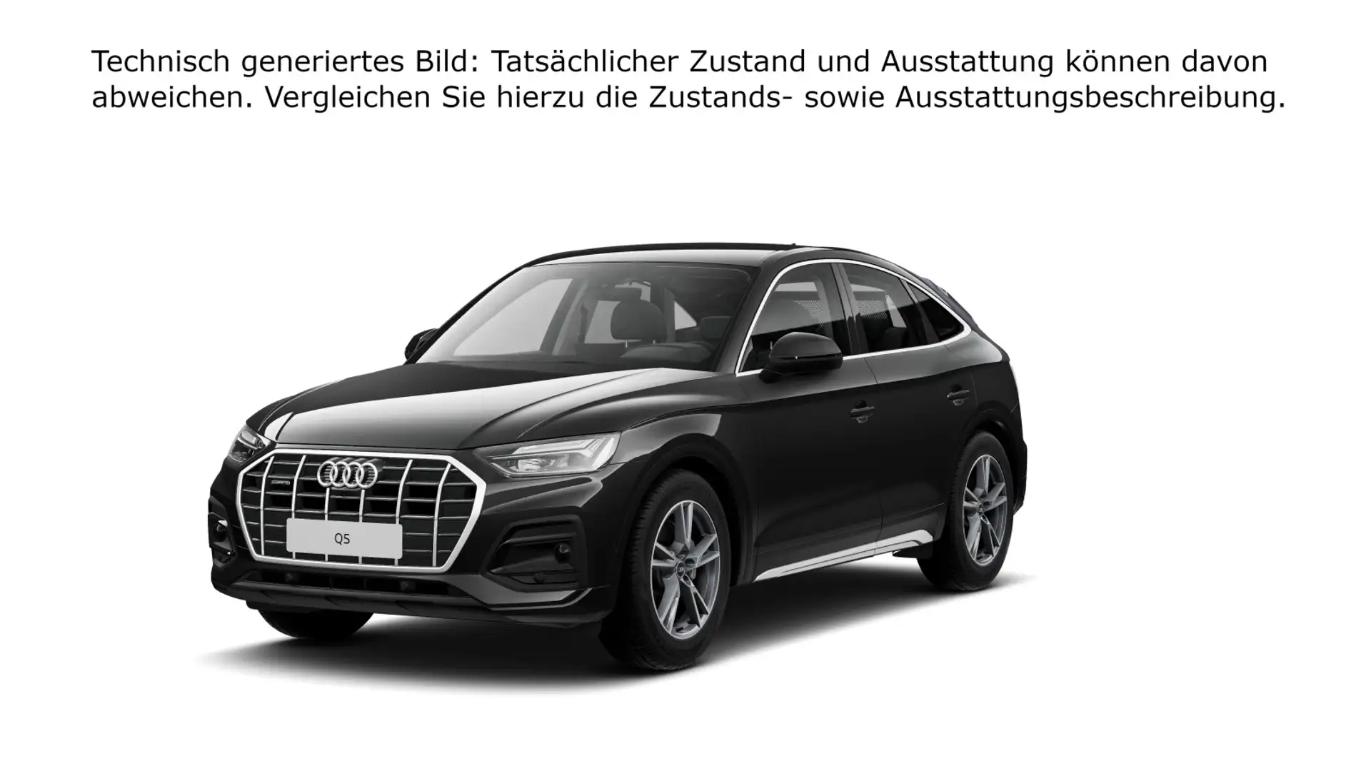 Audi Q5 40 TFSI Sportback quattro S tronic advanced Schwarz - 2