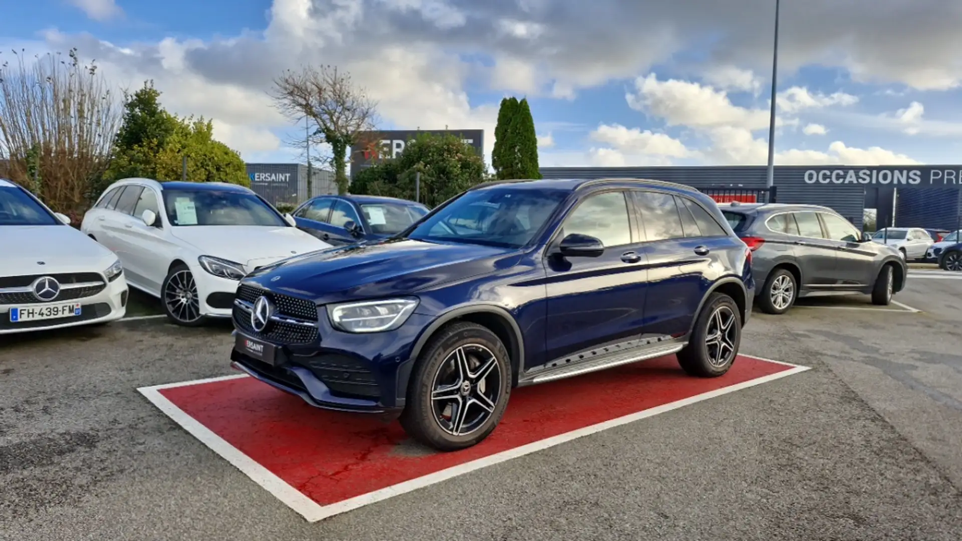 Mercedes-Benz GLC 300 300 DE 9G-TRONIC 4MATIC AMG LINE Bleu - 1