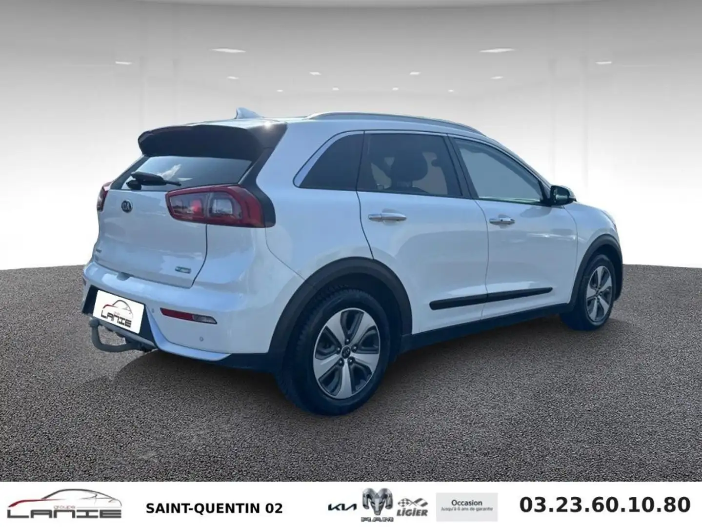 Kia Niro 1.6 GDi Hybride 141 ch DCT6 Active Blanc - 2