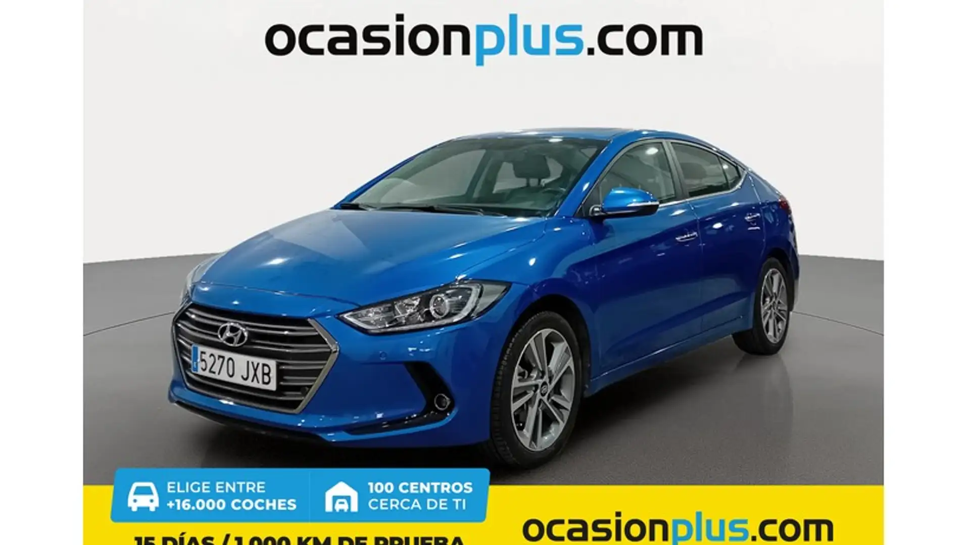 Hyundai ELANTRA 1.6CRDi Style DCT 136 Blauw - 1