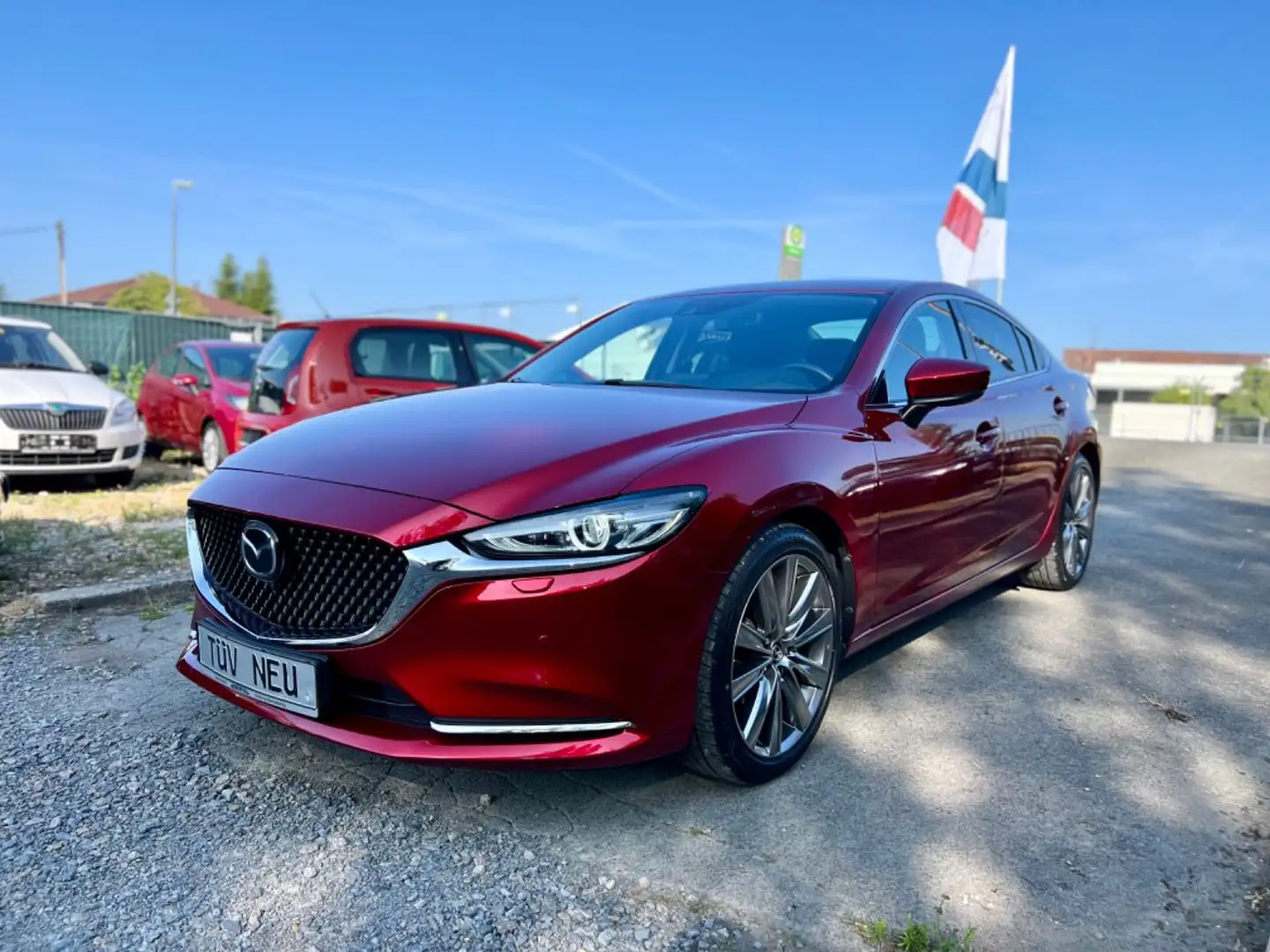 Mazda 6 Lim. Sports-Line *Head-UP* 360Kamera*BOSE* Rojo - 1