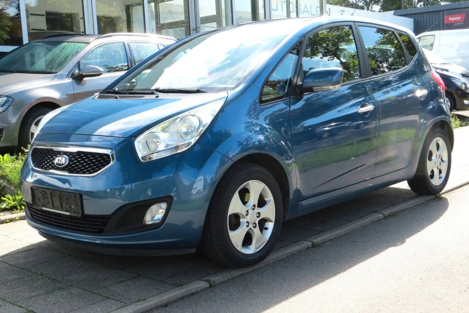 Kia Venga Platinum Edition*Panorama*Navi* Bleu - 1