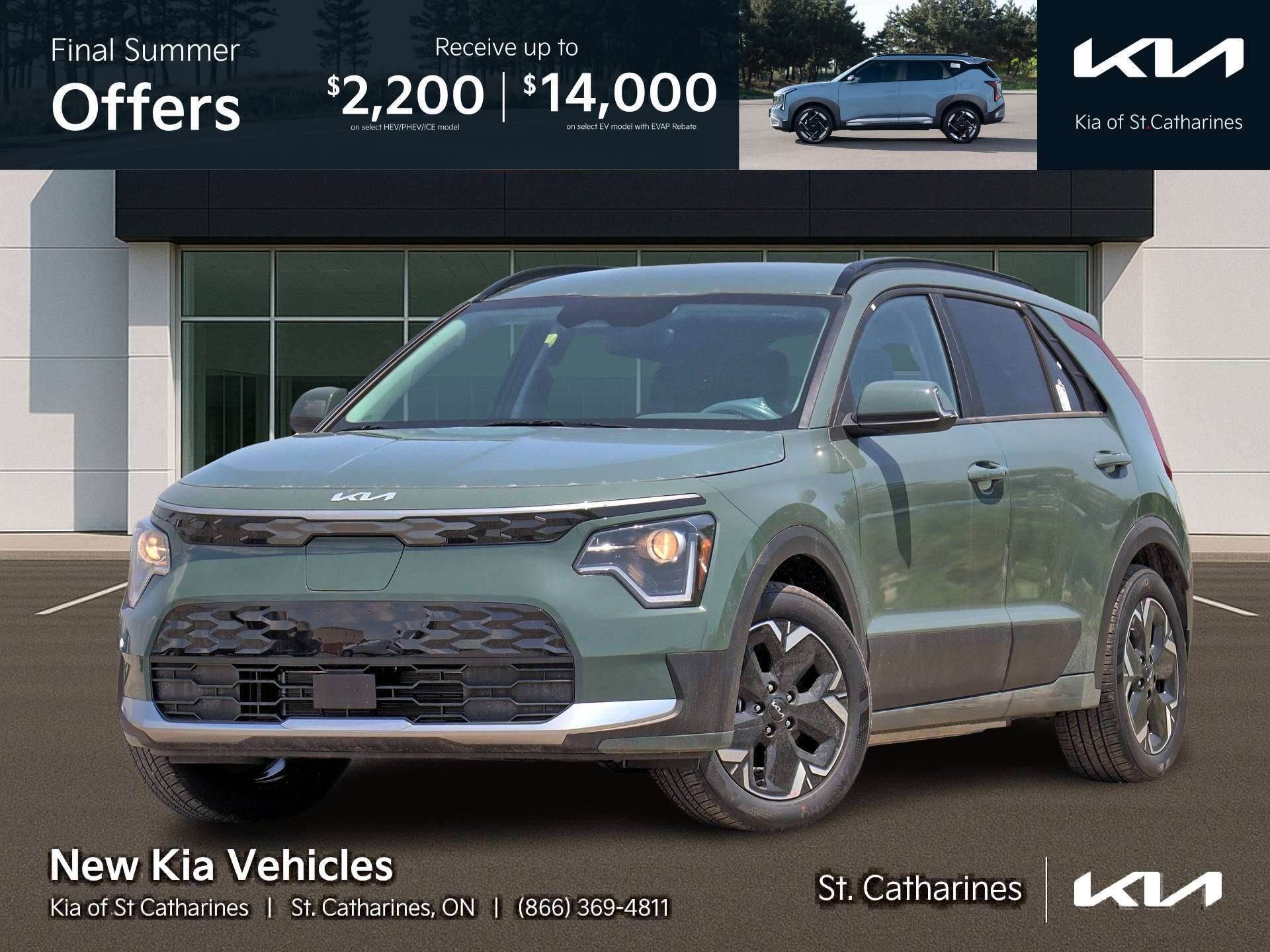 Green 2026 Kia Niro EV SUV / Crossover  1-Speed Automatic