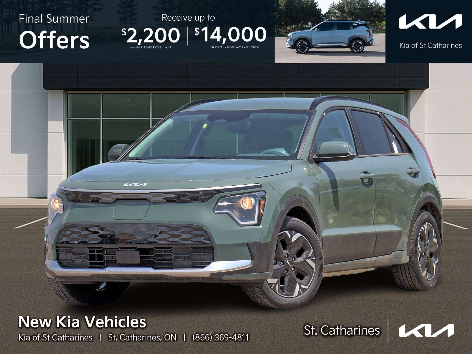 Green 2026 Kia Niro EV SUV / Crossover  1-Speed Automatic