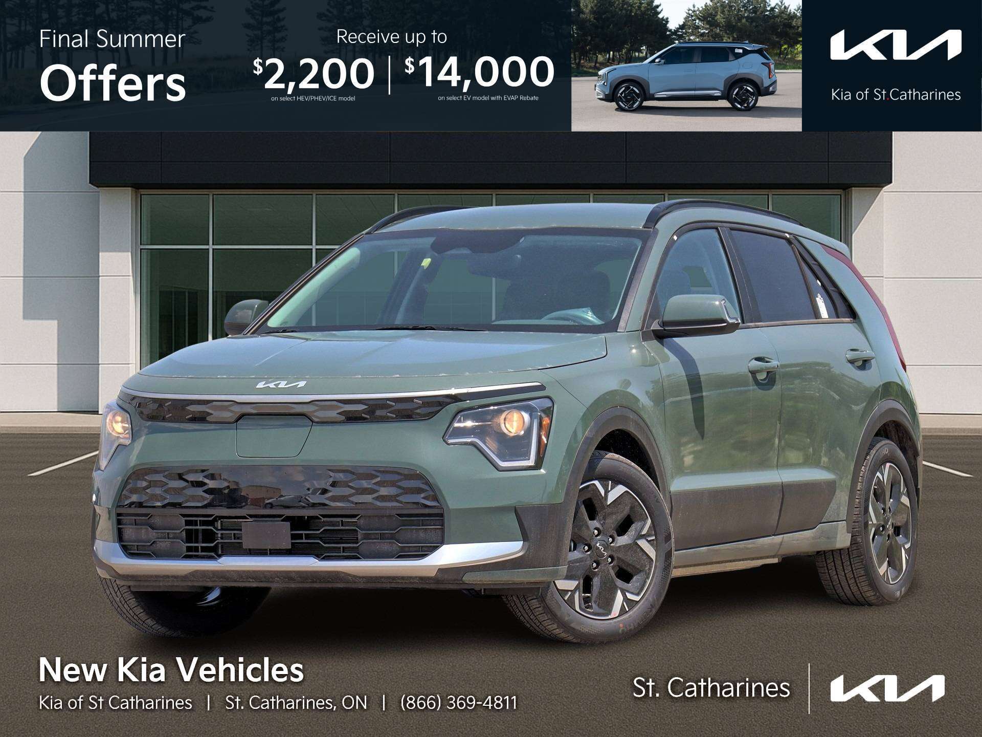 Green 2026 Kia Niro EV SUV / Crossover 1-Speed Automatic