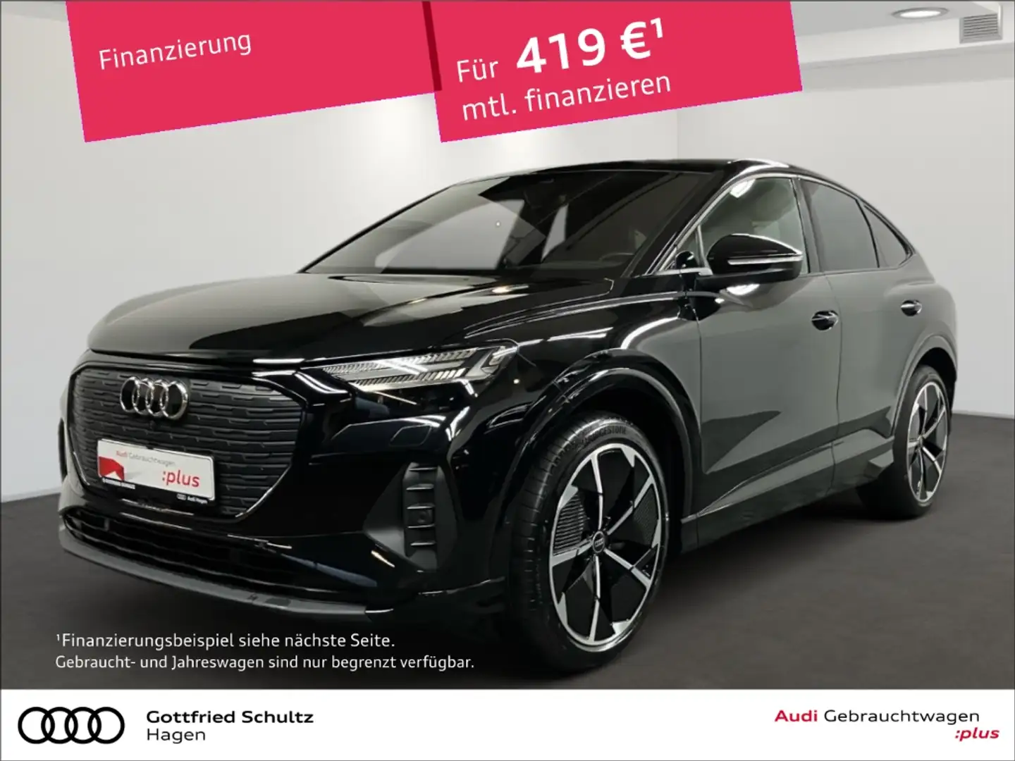 Audi Q4 e-tron Sportback 35 MATRIX MMI PAN HUD ACC Noir - 1