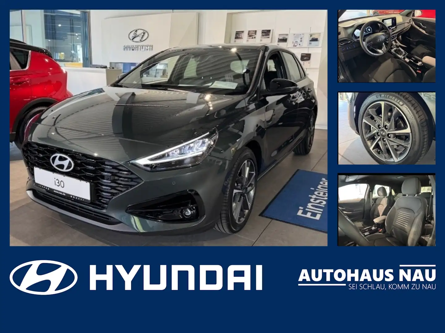 Hyundai i30 1.0 T-GDI Advantage Inkl. Inspektionspaket Big Dea Verde - 1