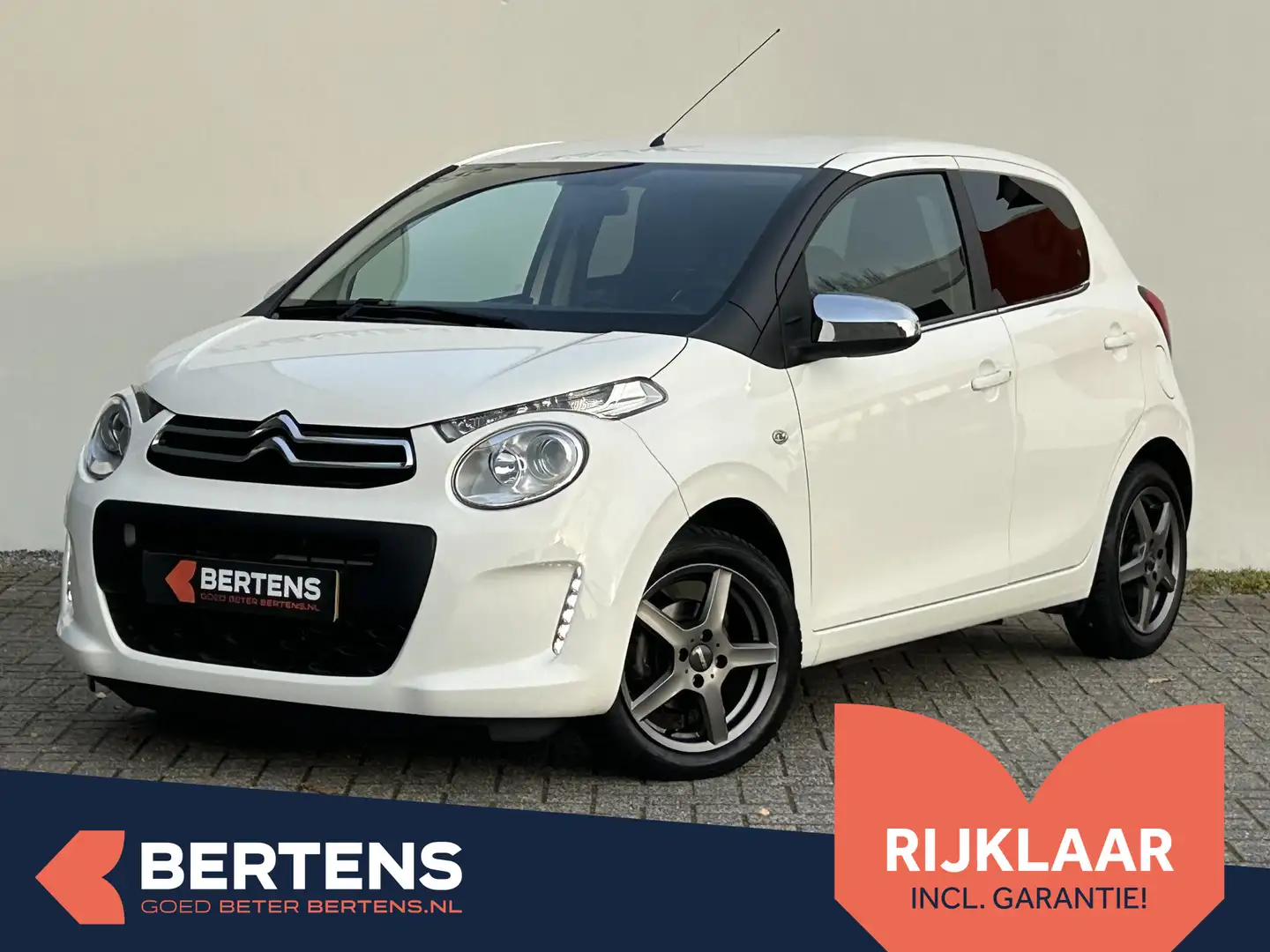 Citroen C1 1.0 VTi Feel | Fietsendragersteun | All season ban Wit - 1