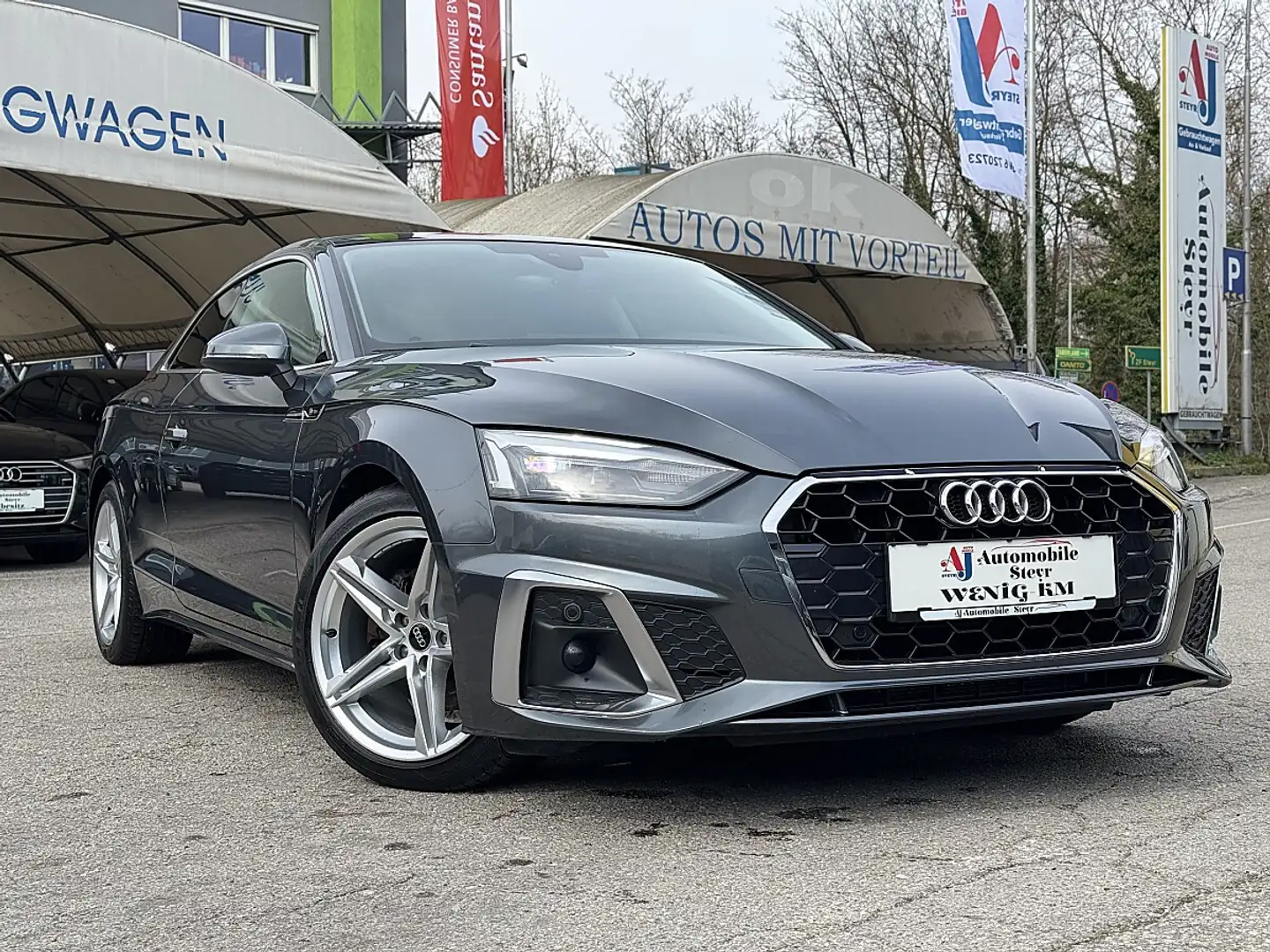 Audi A5 Coupé 35 TDI Sport S-tronic+S-line+Navi+Kamera+ACC Grau - 1