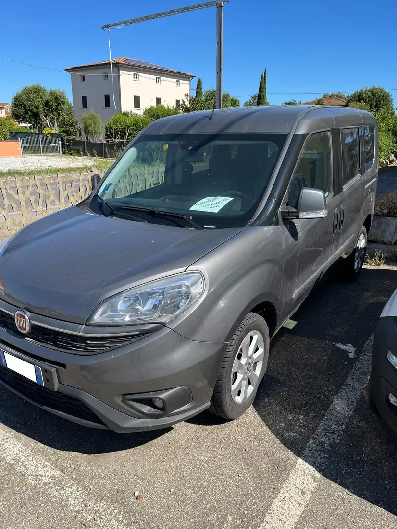 Fiat Doblo Doblo II 2015 1.4 tjt 16v Lounge 120cv Grigio - 2