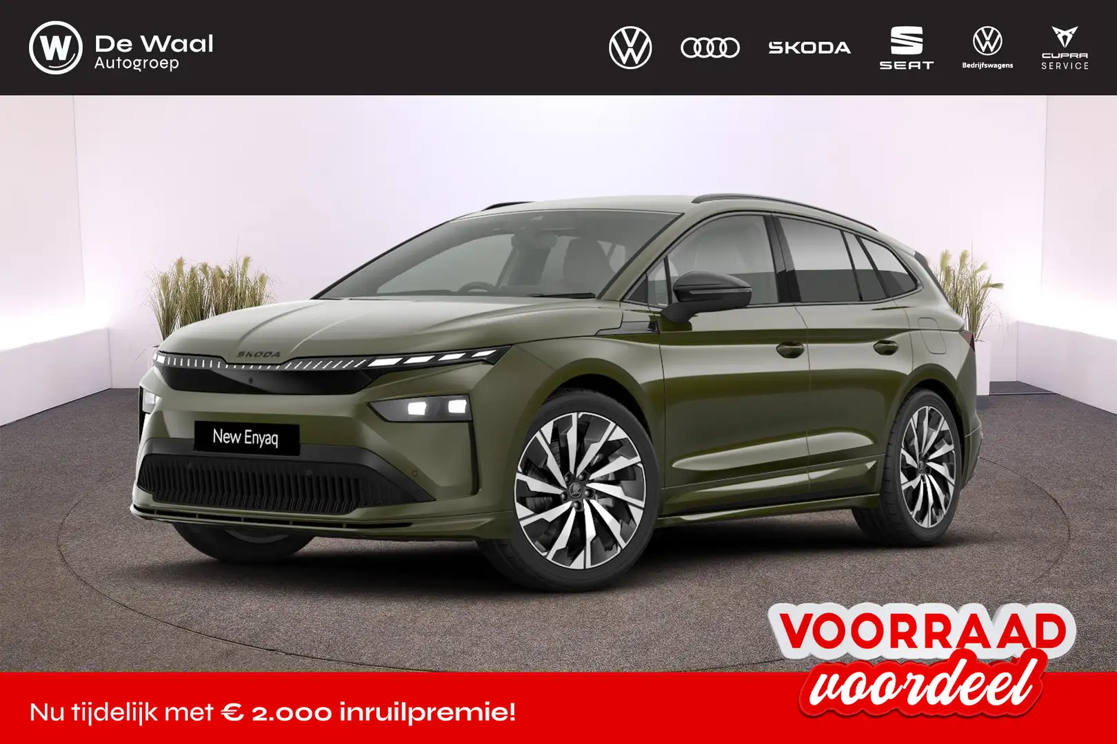 Skoda Enyaq 85 Sportline Green - 1