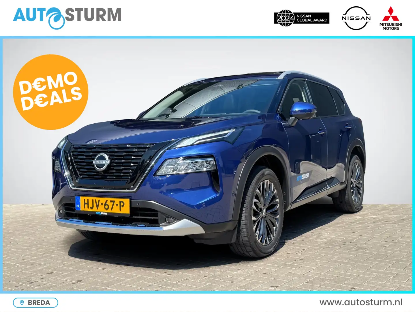 Nissan X-Trail 1.5 e-4orce Tekna 4WD 7p. Sun Pack Bleu - 1