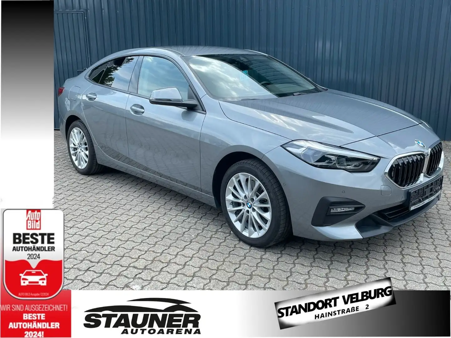 BMW 220D xDr Aut Gran Coupe /Kamera/HiFi/Lenkradheiz Gris - 1