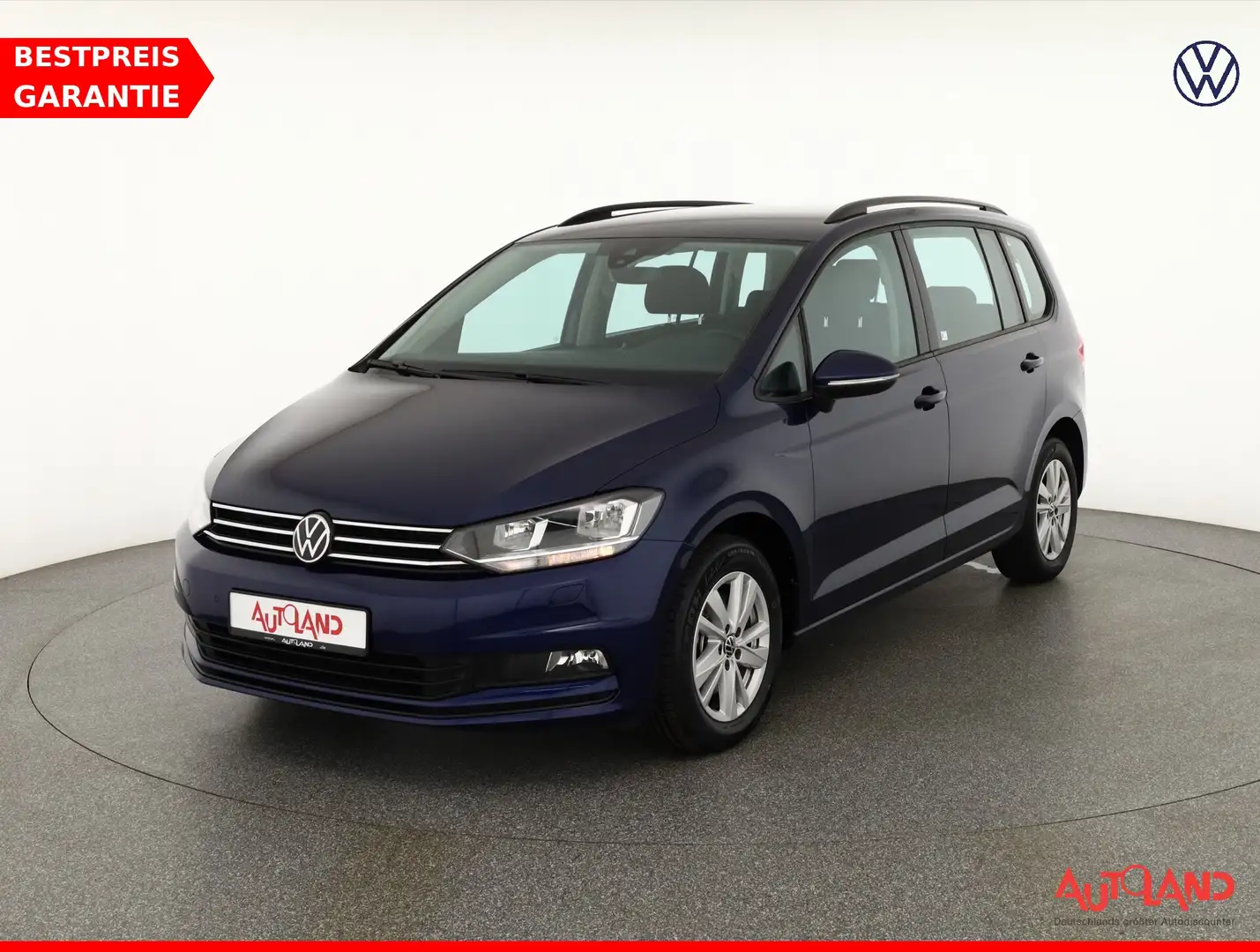 Volkswagen Touran 2.0 TDI Comfortline Navi ACC 7-Sitzer PDC Blau - 1