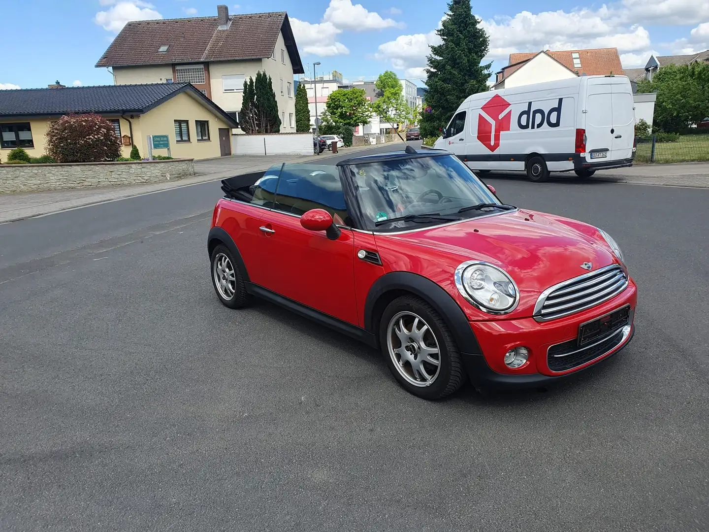 MINI Cooper D Cabrio Cooper D Rojo - 1
