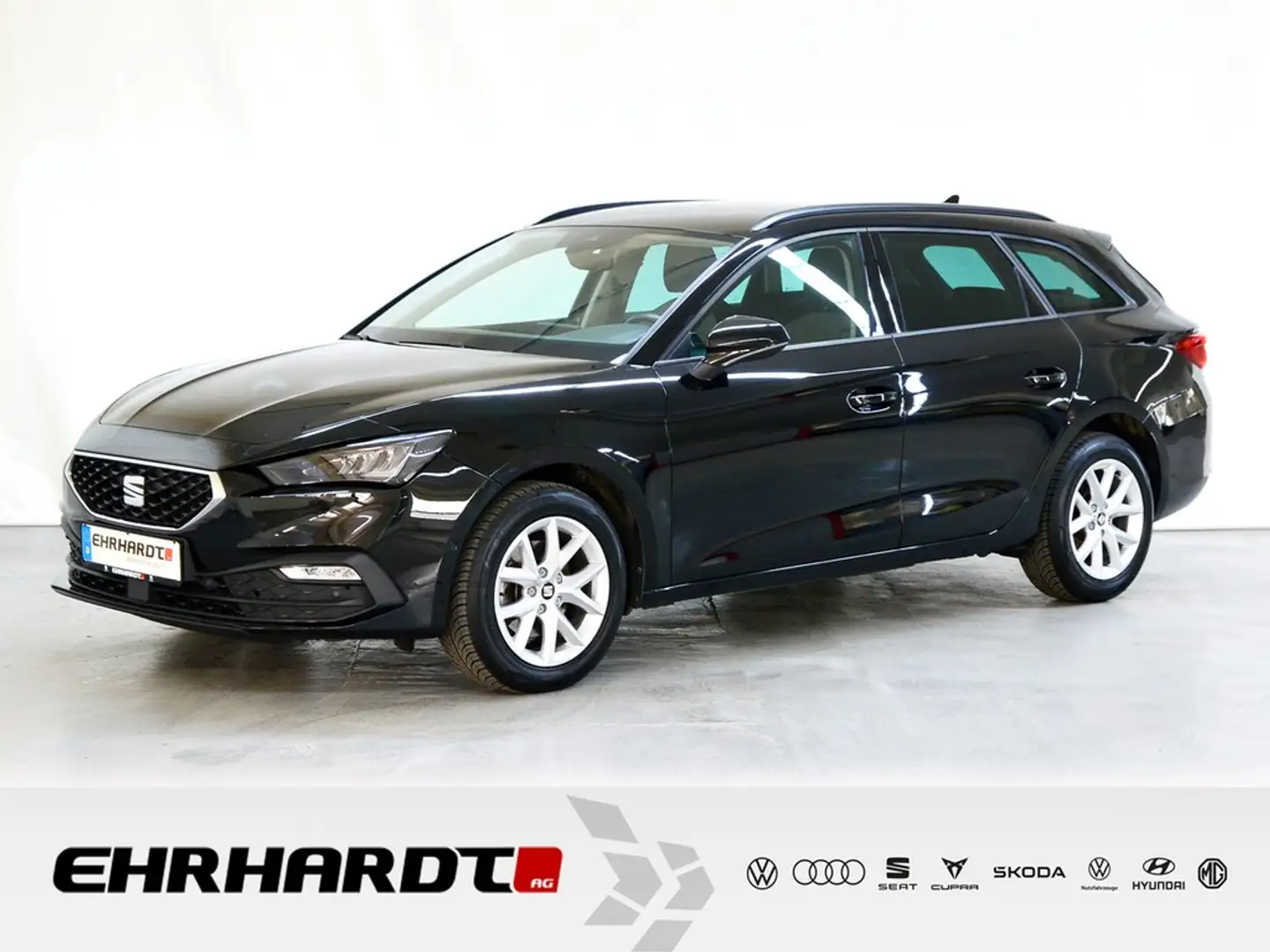 SEAT Leon Sportstourer 1.5 eTSI DSG Style VIRTUAL*NAVI*LE... Schwarz - 1