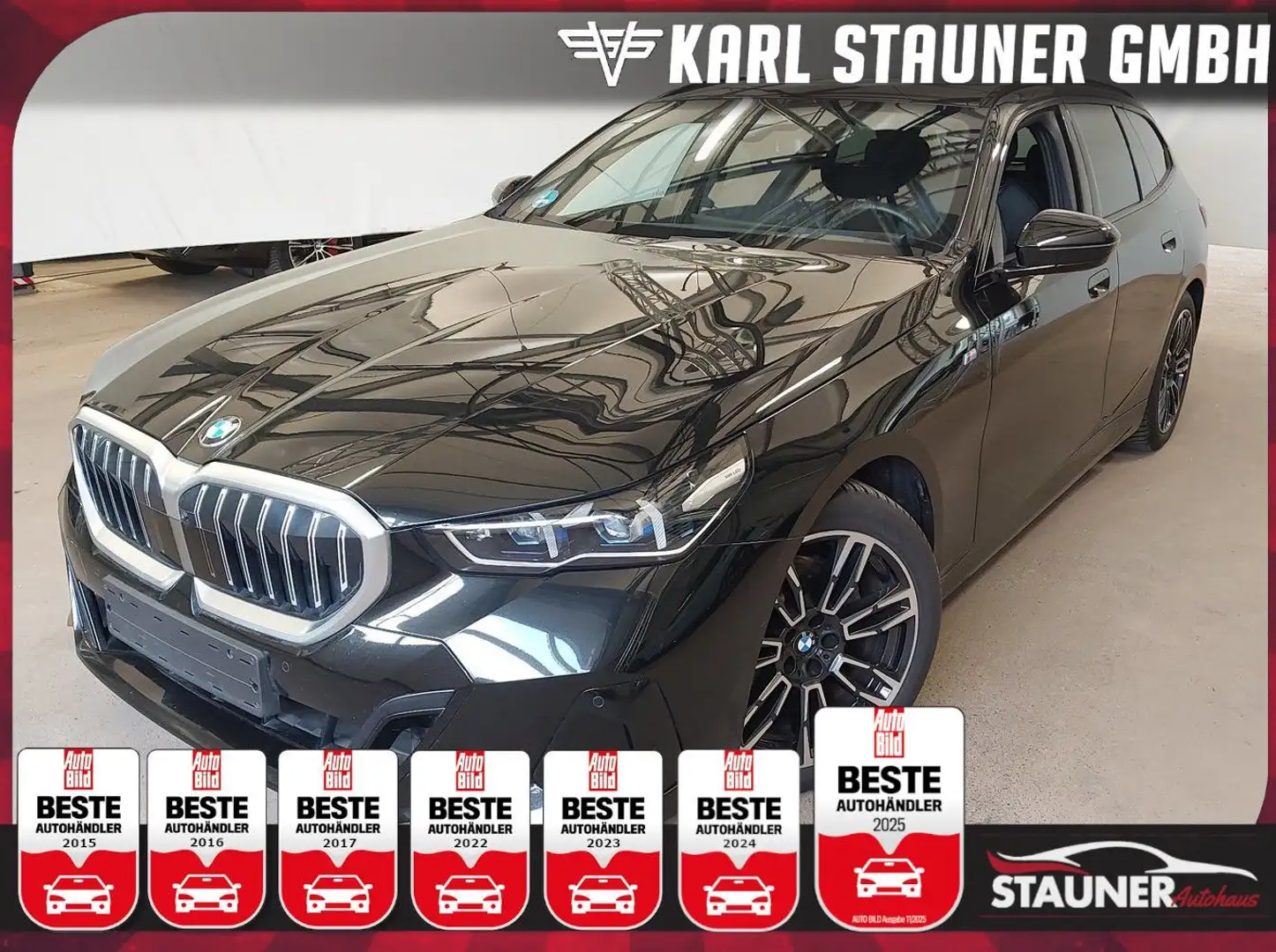BMW 520 d Touring M-Sport AUTOBAHNASS. STANDHZ. AHK Schwarz - 1