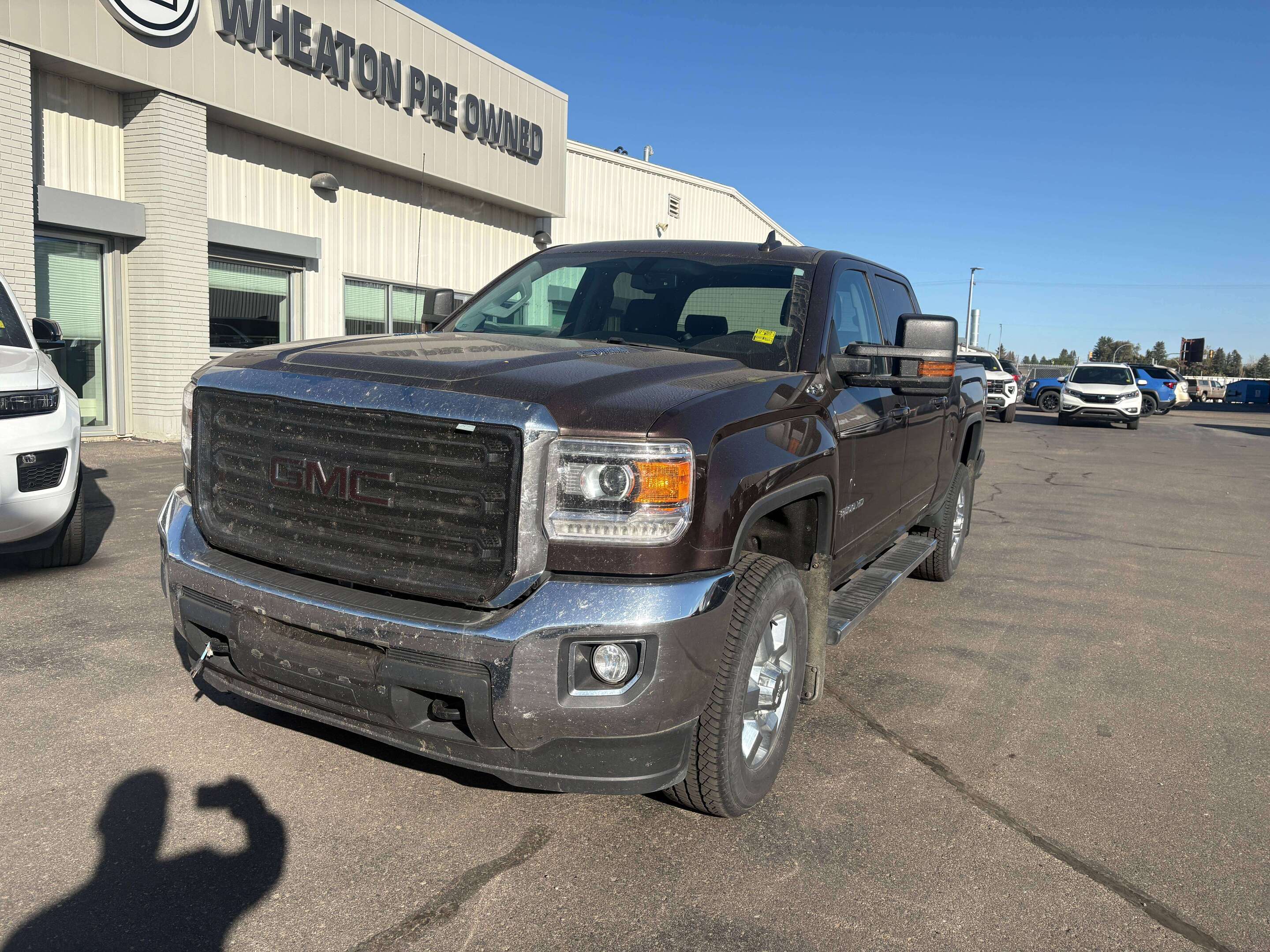 Brown 2016 GMC Sierra 2500HD Pickup Truck Four-Wheel Drive Automatic