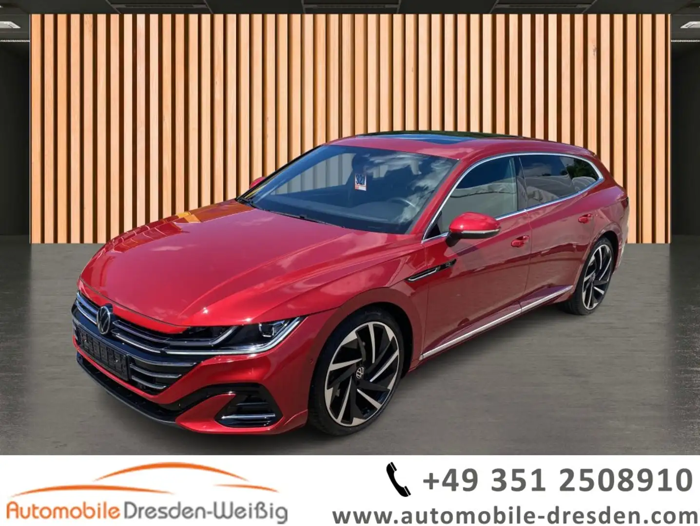 Volkswagen Arteon 2.0 TSI DSG R-Line*Pano* Červená - 1