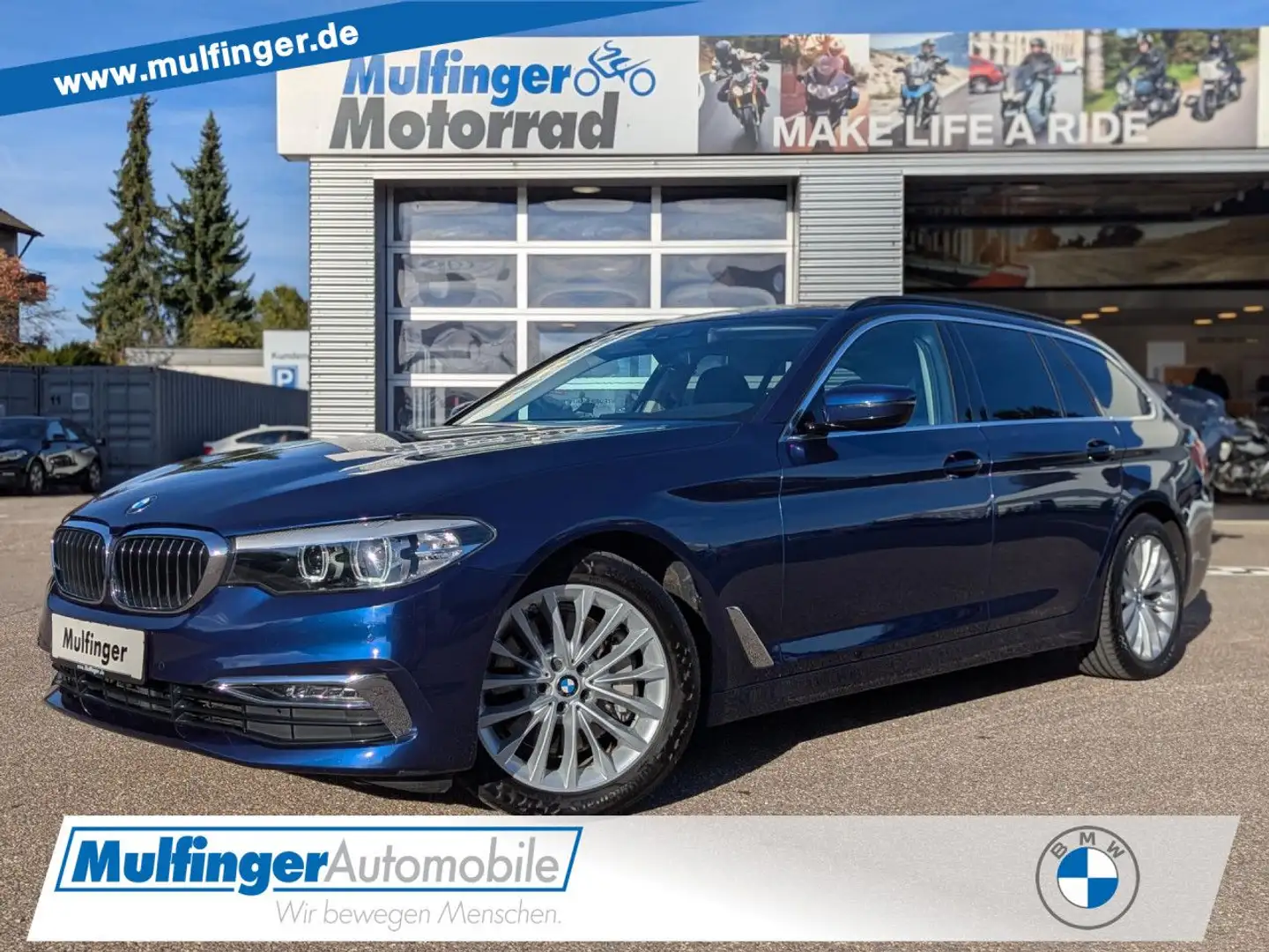 BMW 530 d T.Leder LiveProf.Kamera Har/Kar.DrivAss.18" Blau - 1