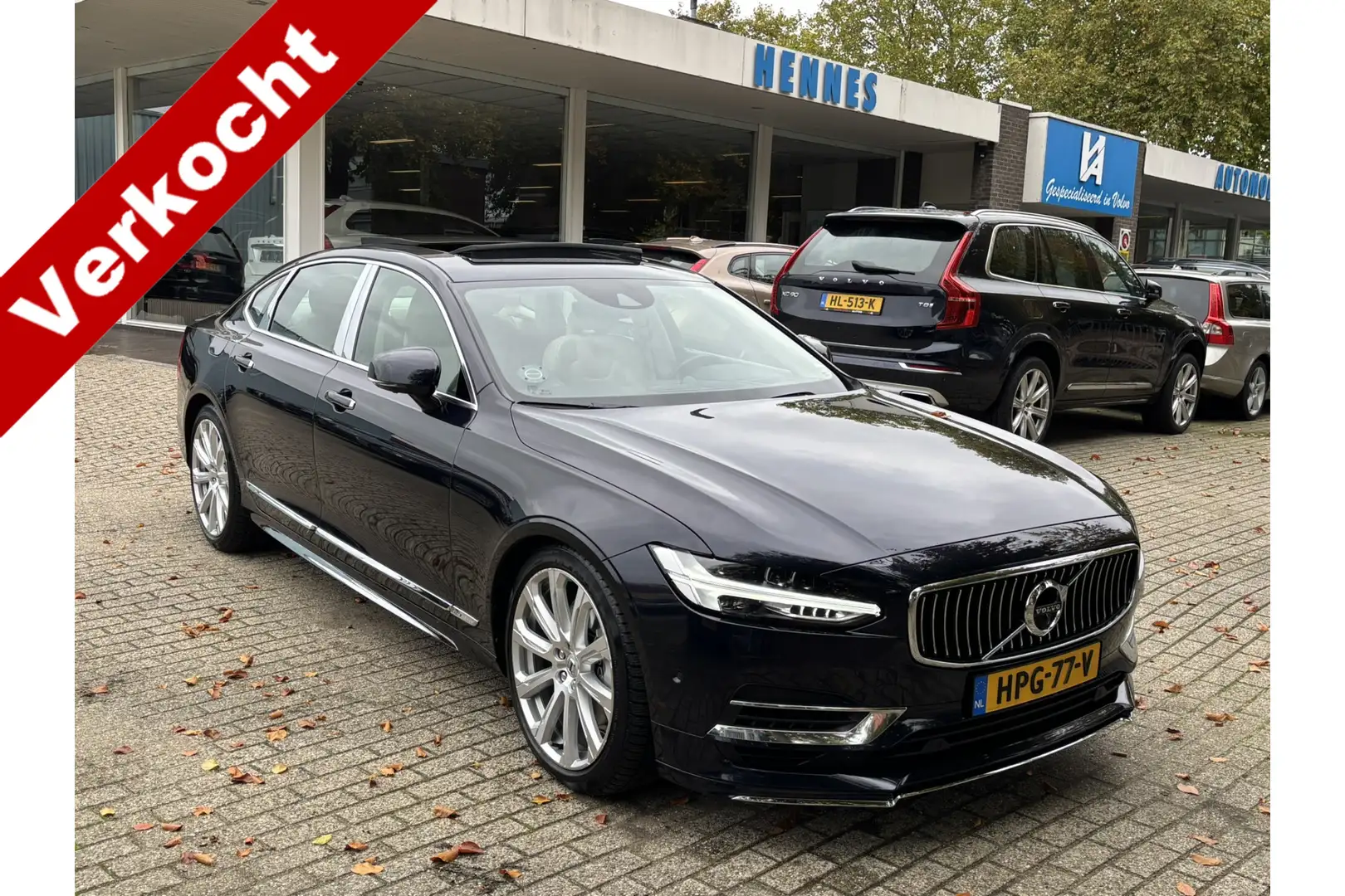 Volvo S90 T8 AWD EXCELLENCE Massage V+A 4 Seat Koelkast Blauw - 1