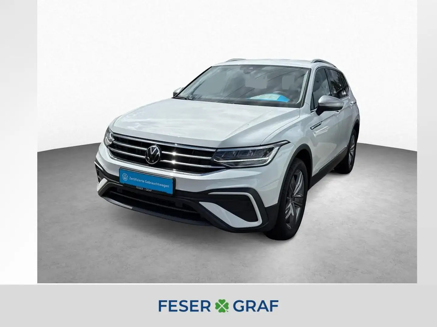 Volkswagen Tiguan Allspace 2.0 TDI DSG LIFE AHK NAVI KAM Weiß - 1