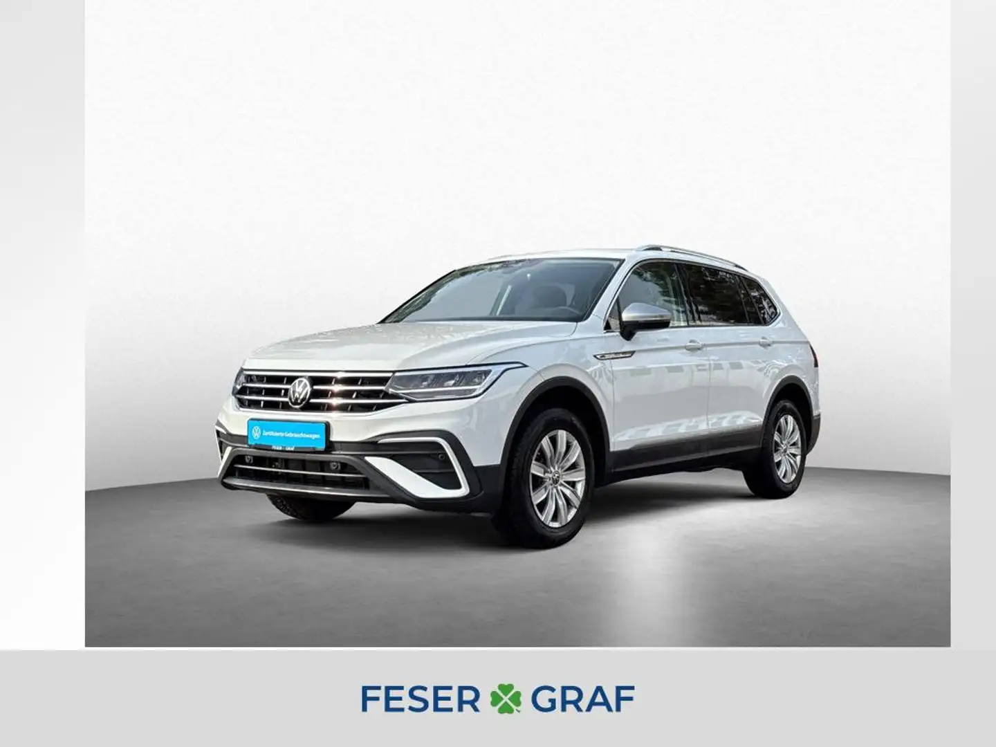 Volkswagen Tiguan Allspace 2.0 TDI DSG LIFE AHK NAVI KAM Weiß - 1