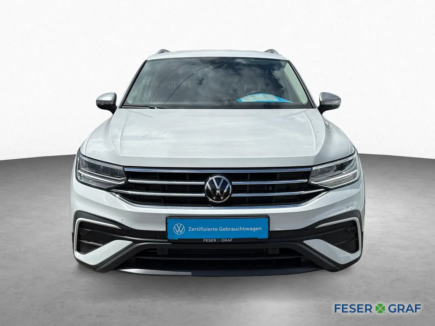 Volkswagen Tiguan Allspace 2.0 TDI DSG LIFE AHK NAVI KAM Weiß - 2