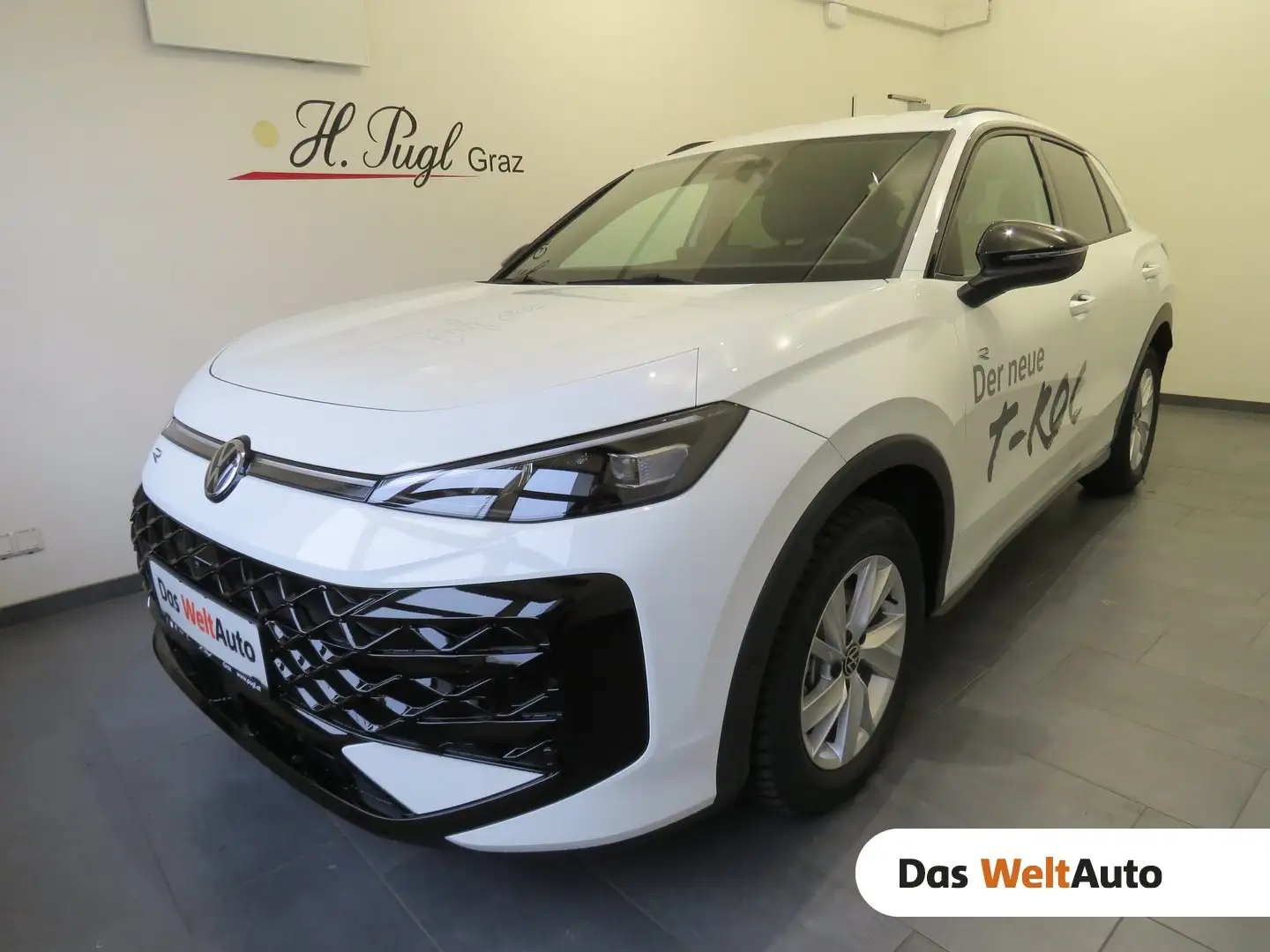 Volkswagen T-Roc R-Line eTSI DSG Weiß - 1