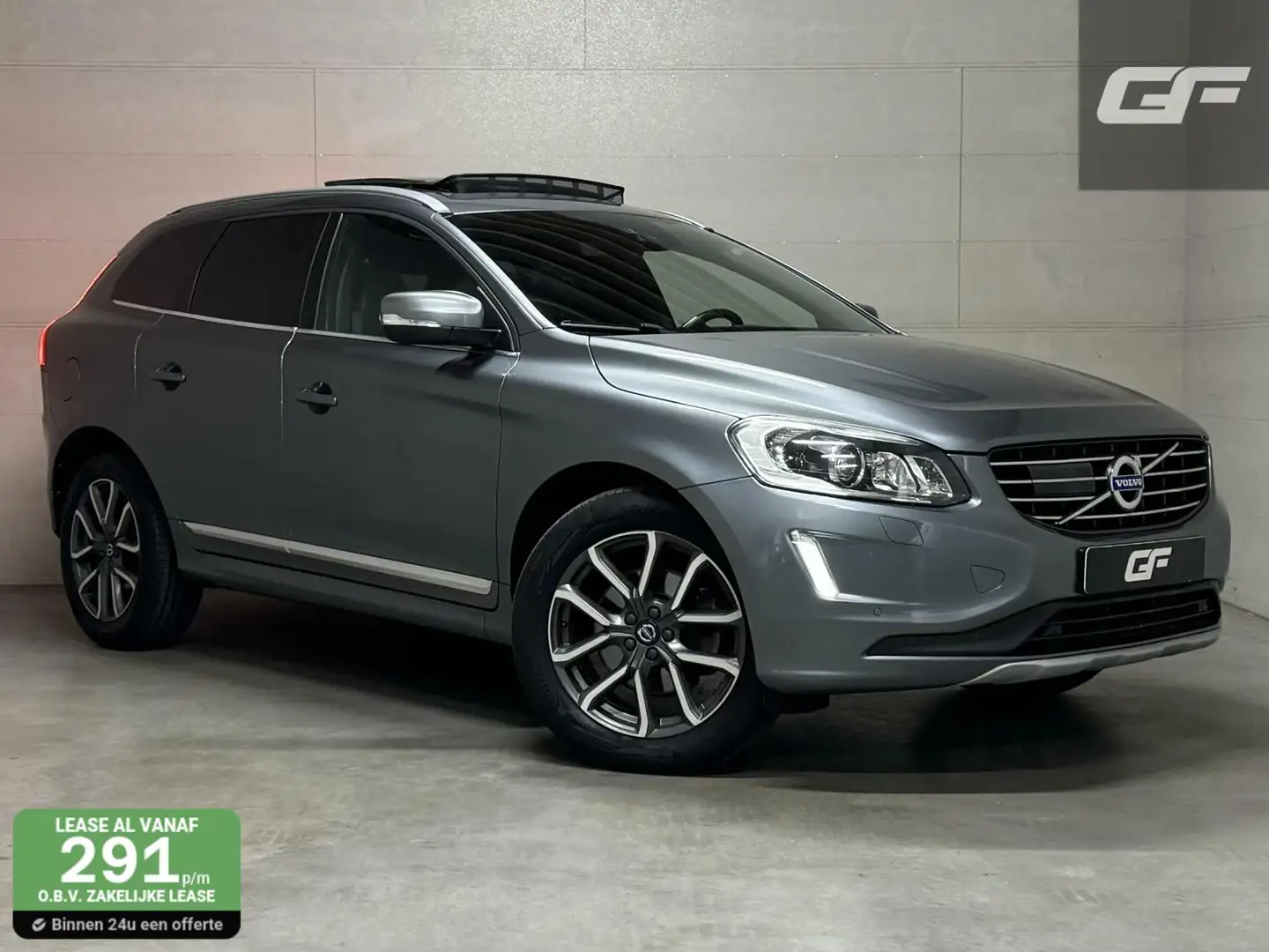 Volvo XC60 2.4 D5 AWD Grijskenteken Pano Leer ACC Memory Trek Grau - 1