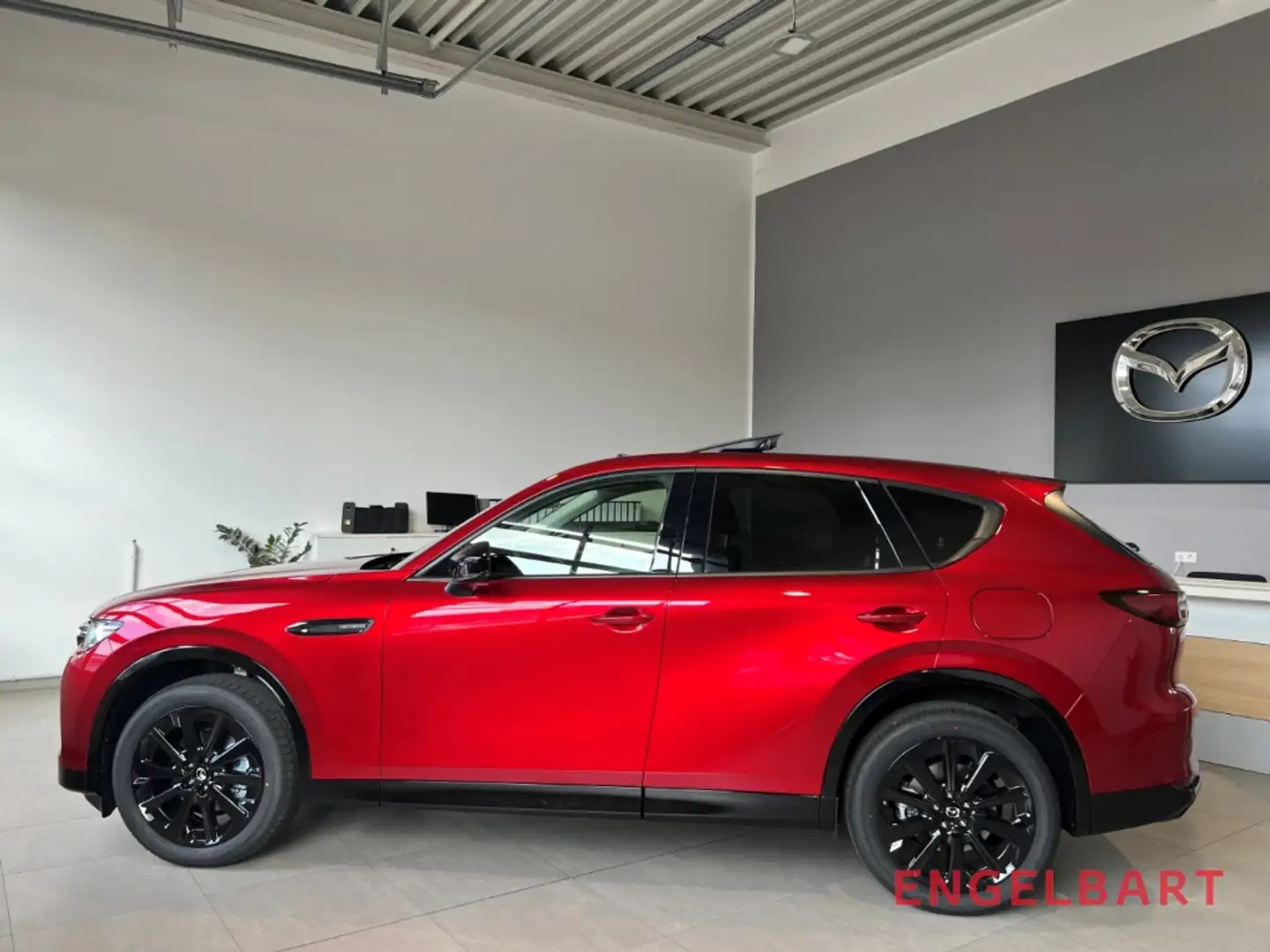 Mazda CX-60 3.3 Homura Folierung Panorama BOSE Leder Folierung Rood - 2
