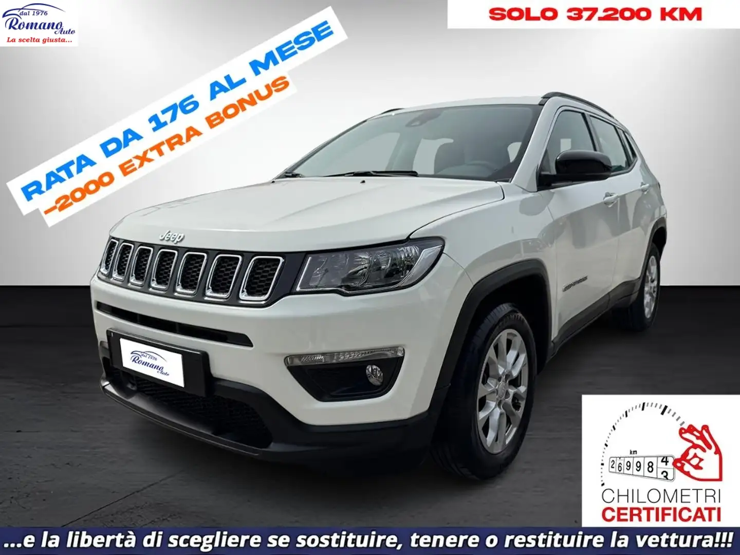 Jeep Compass 1.6 Mjt II 2WD Longitude Bianco - 1