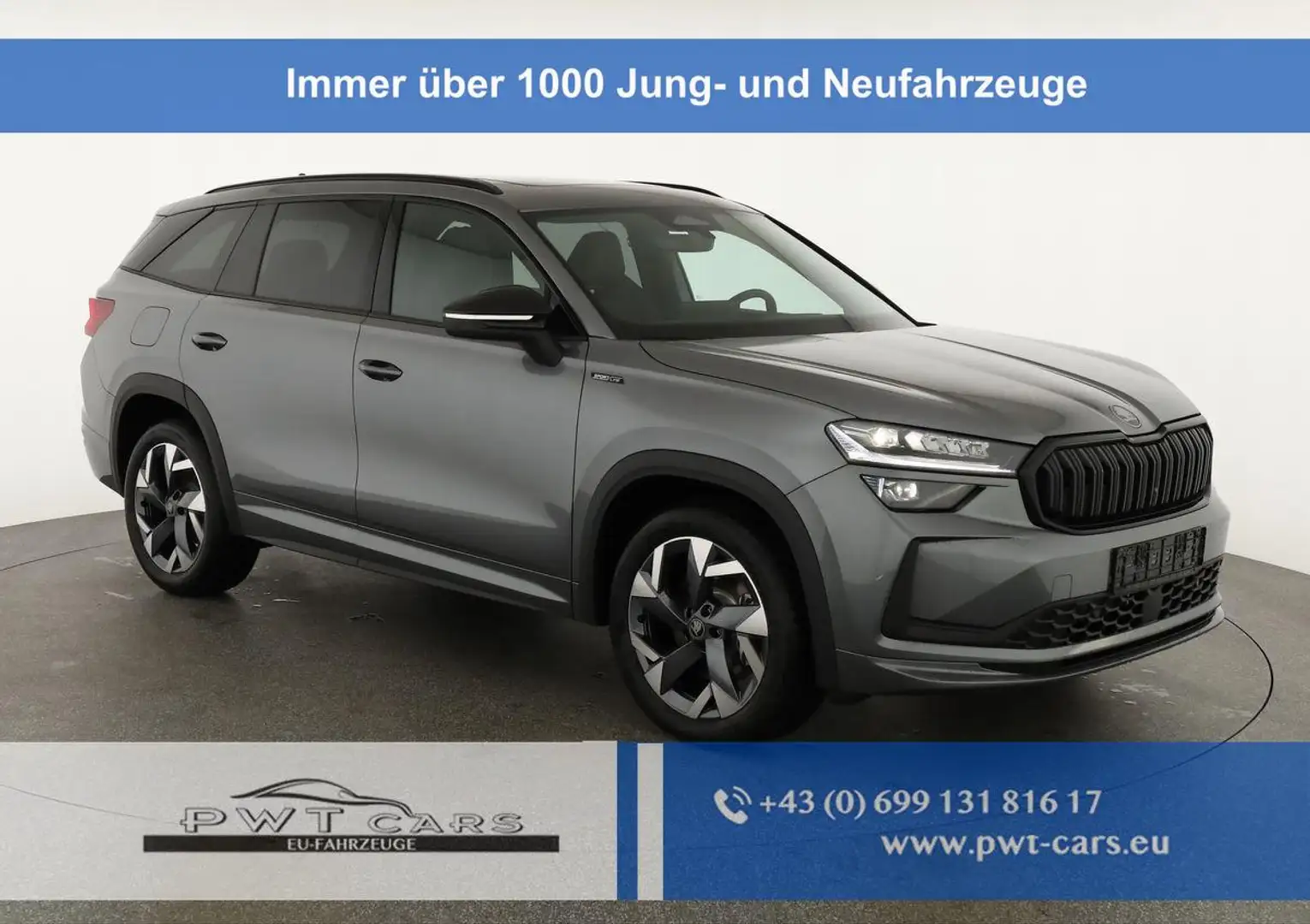 Skoda Kodiaq 1.5 TSI iV 150kW Sportline Sportline, Pano, AHK... Grau - 1