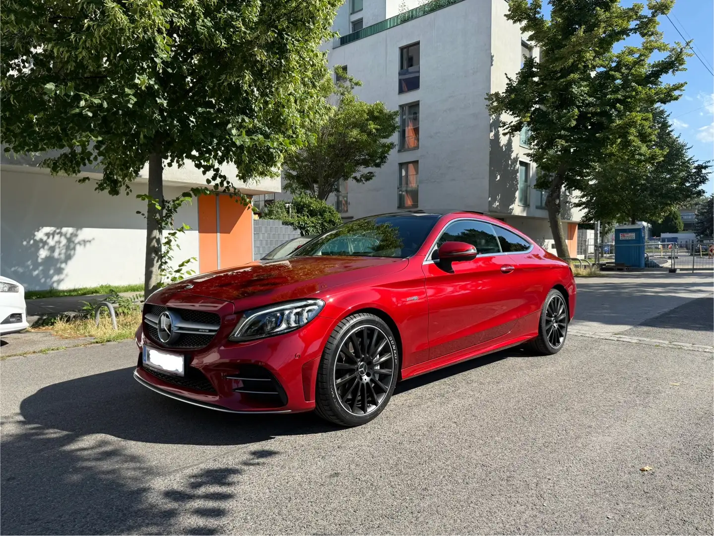 Mercedes-Benz C 43 AMG Coupe 4MATIC Vollausstattung/8fach Bereift Rot - 1