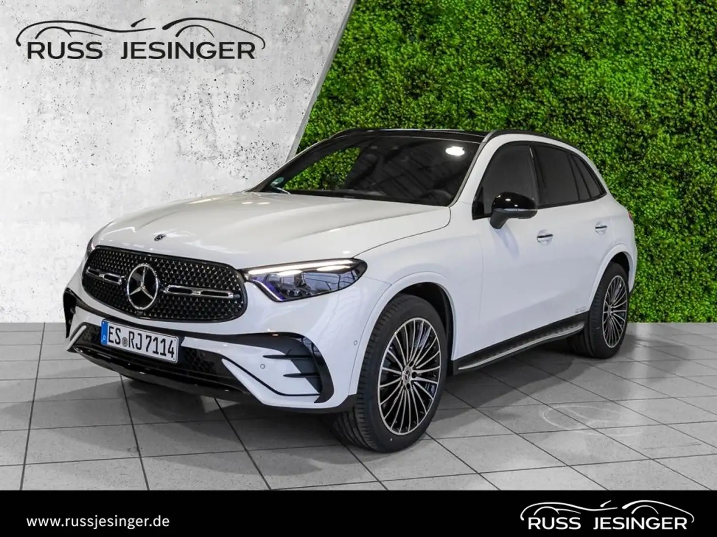 Mercedes-Benz GLC 300 d 4M AMG Line *AHK*Pano*Burm*Memo*Distr* Weiß - 1