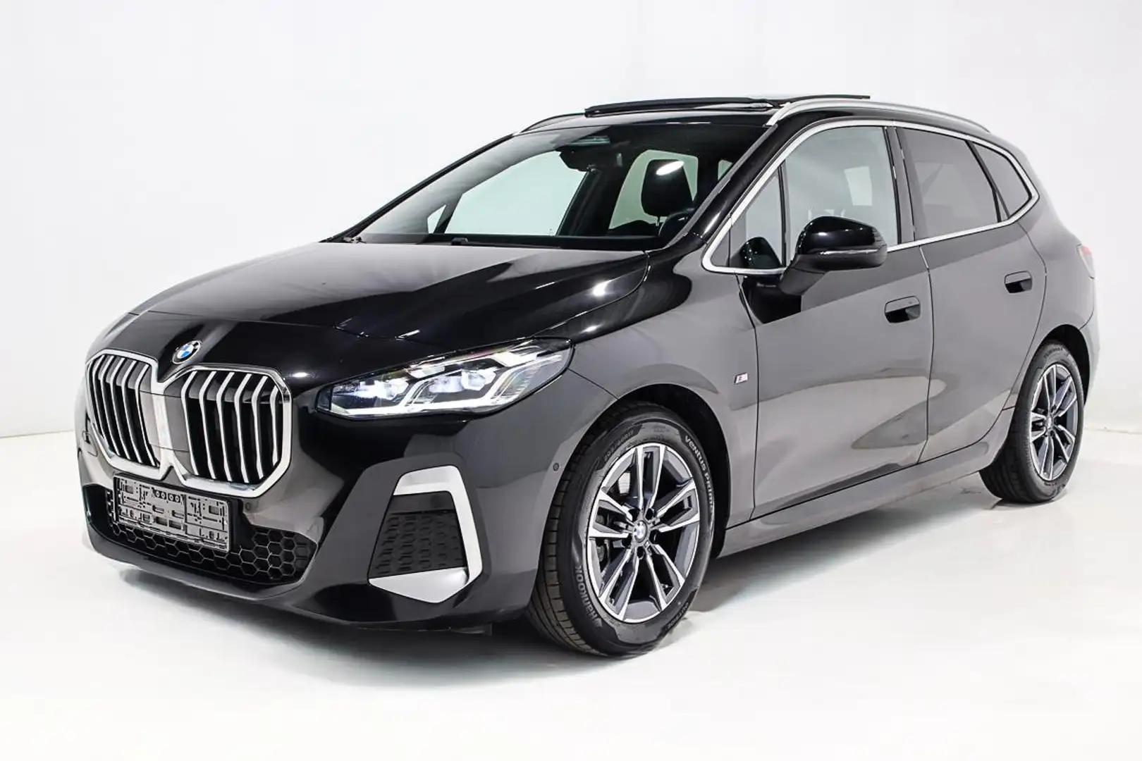 BMW 218 DA ACTIVE TOURER PACK M TOIT PANO GPS ATTELAGE Zwart - 2
