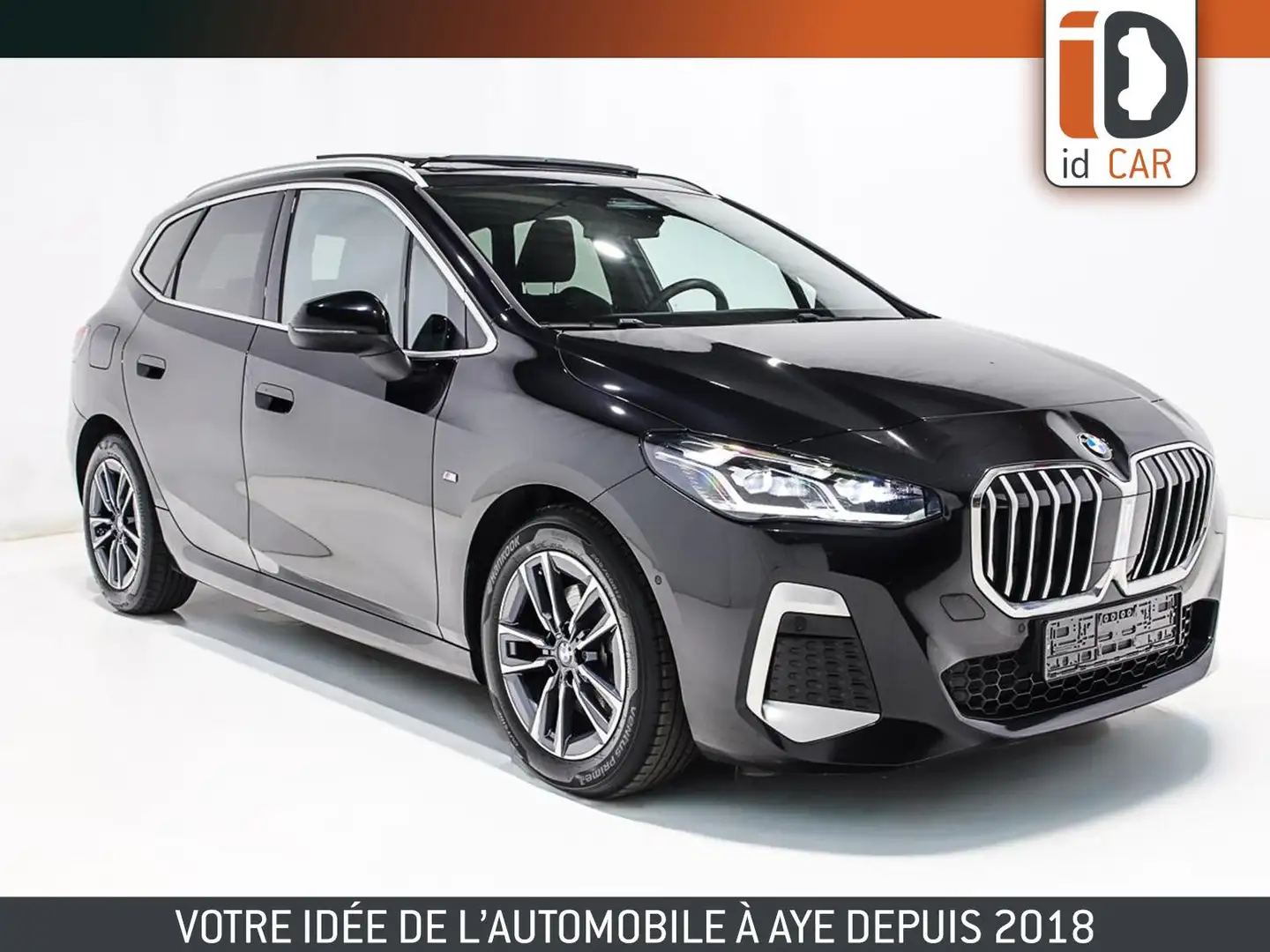 BMW 218 DA ACTIVE TOURER PACK M TOIT PANO GPS ATTELAGE Zwart - 1