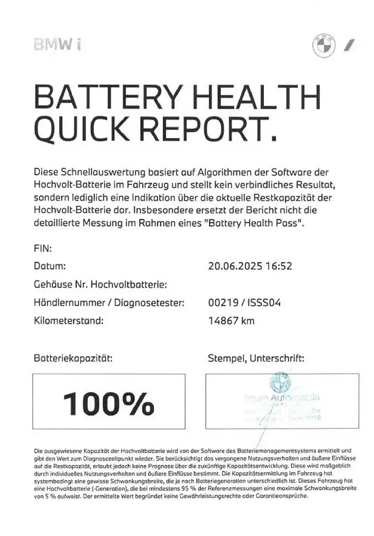 BMW i3 120Ah DAB WLAN RFK Navi Bus. Komfortzg. Shz Albastru - 2