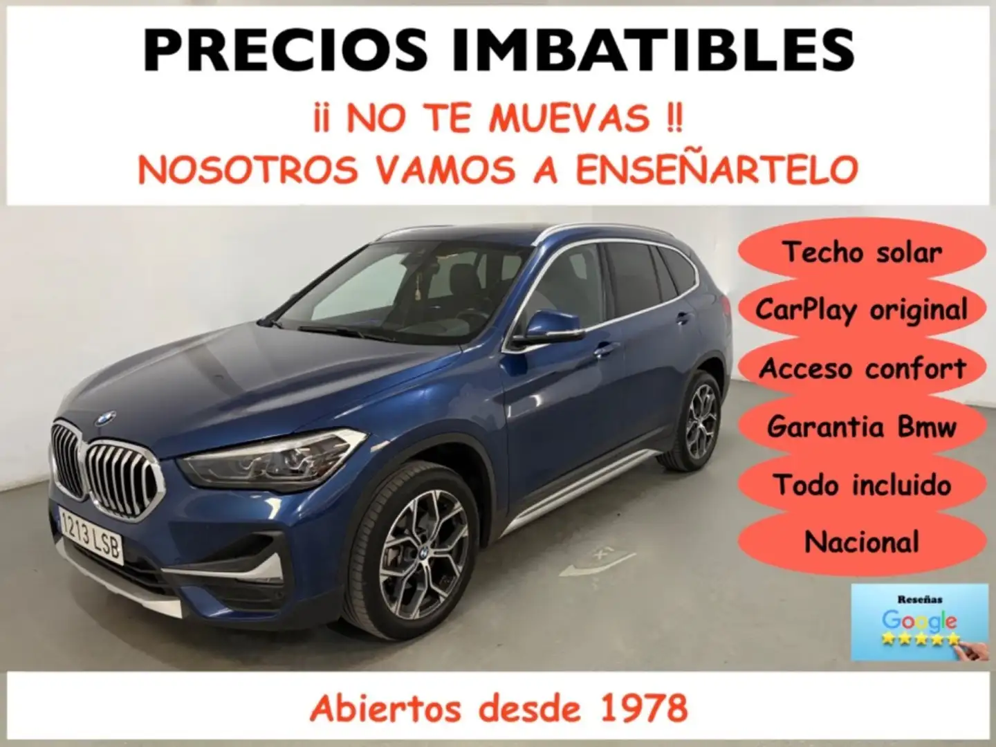 BMW X1 sDrive 18dA Azul - 1