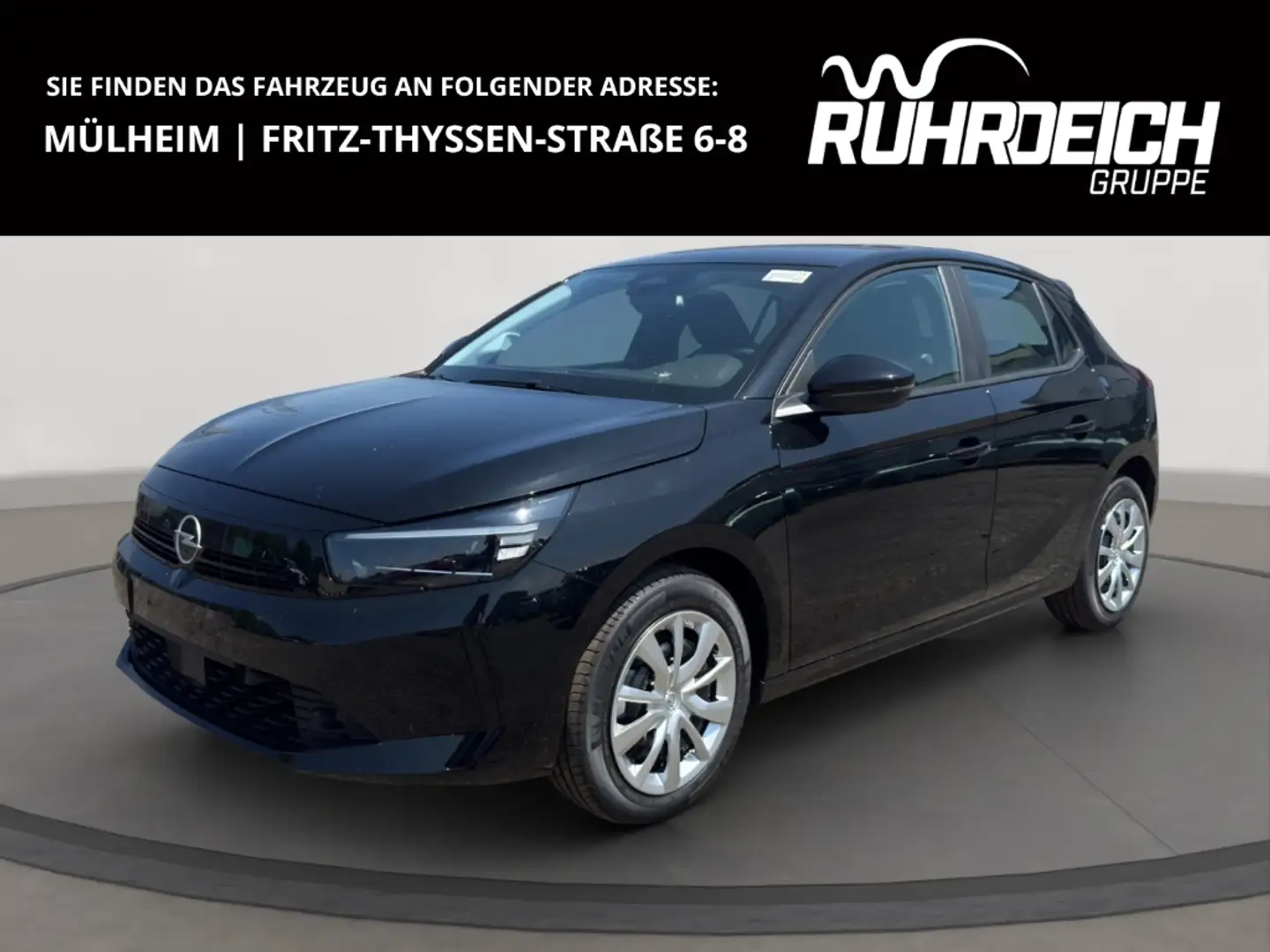 Opel Corsa EU6e F Edition 1.2 Turbo LED CarPlay DAB SHZ PDC A Schwarz - 1