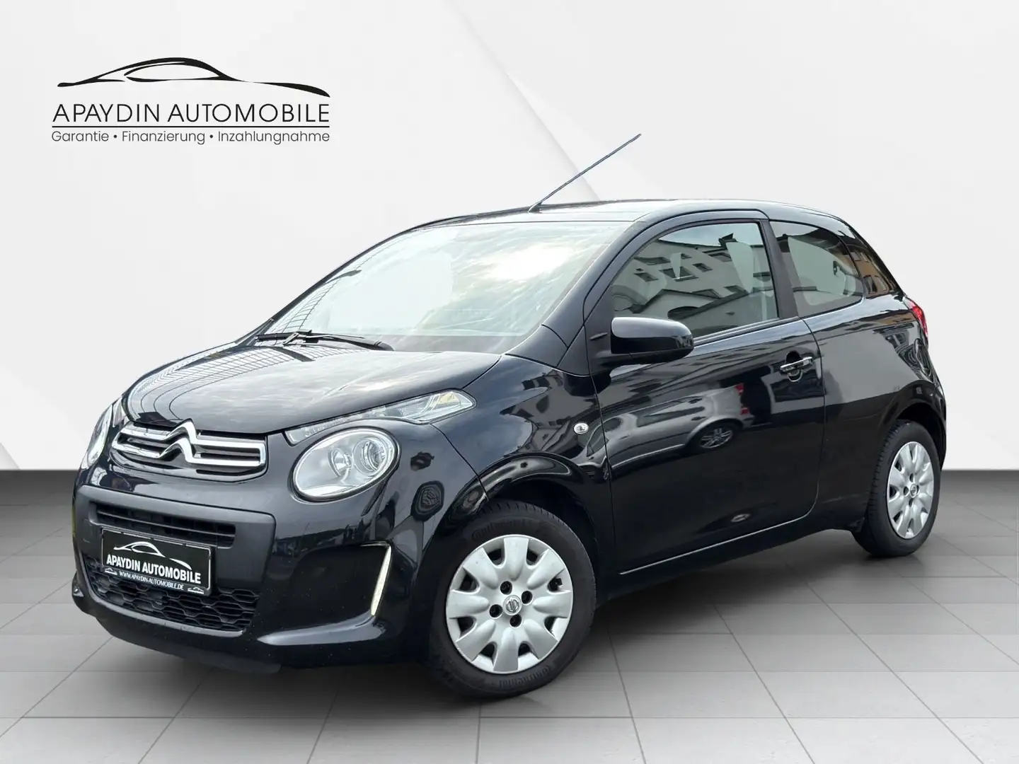 Citroen C1 Feel KLIMAANLAGE/SERVO/USB/TEMPOMAT/LED TGFL. Negro - 1