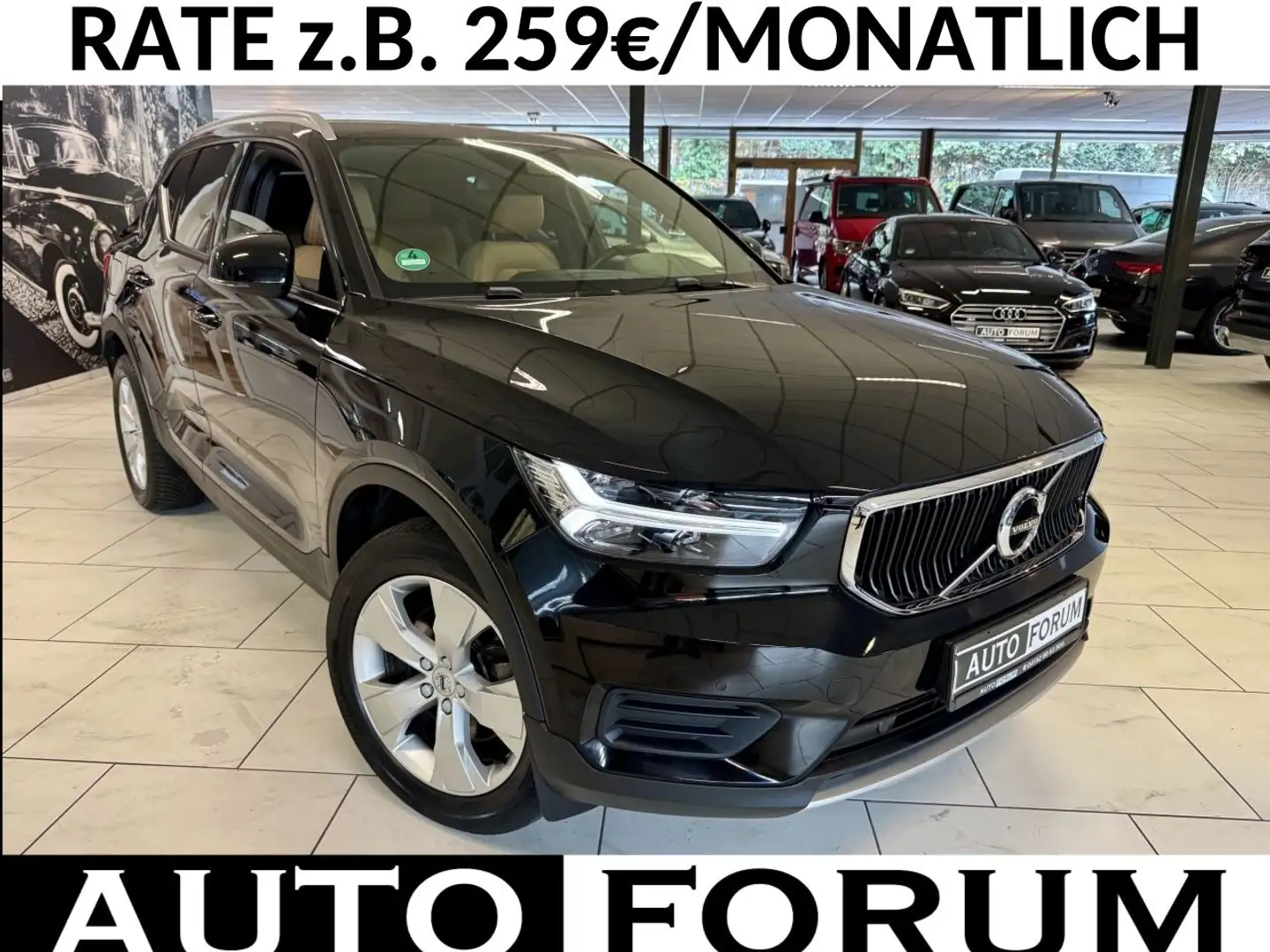 Volvo XC40 2.0 T5 AWD AUT LEDER NAVI LED CAM SHZ PDC Noir - 1