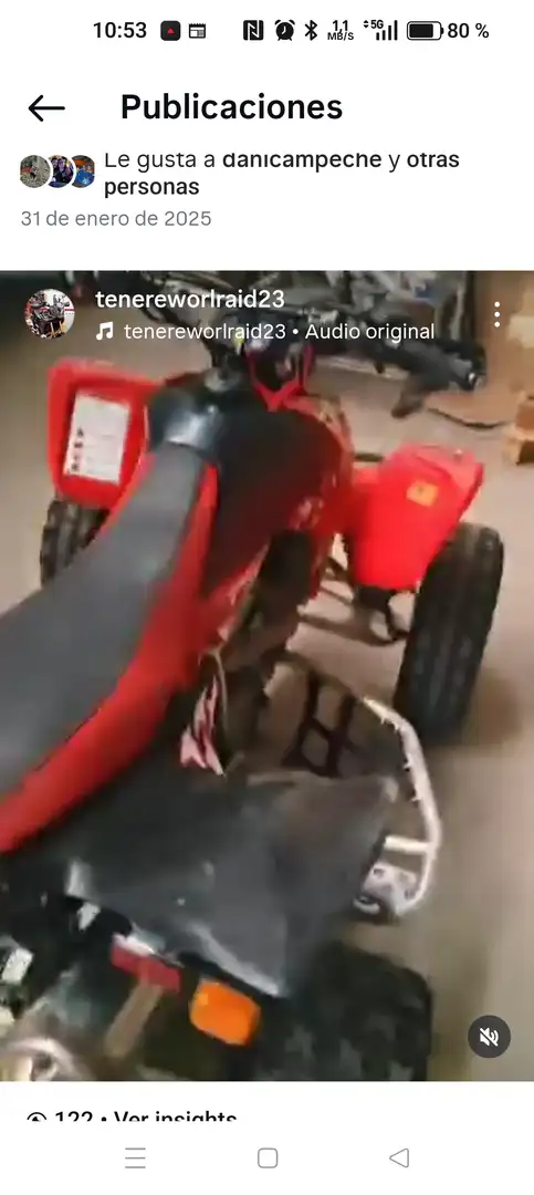 Honda TRX 450 Rojo - 2