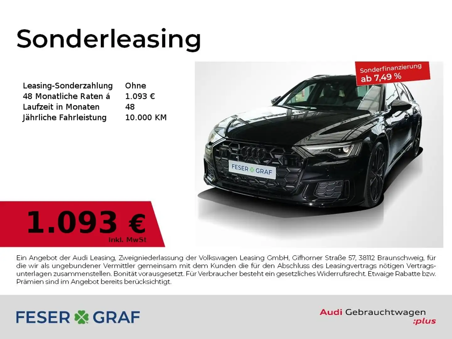 Audi A6 Avant S line 50 TDI quattro LED ACC AHK Pano Schwarz - 1