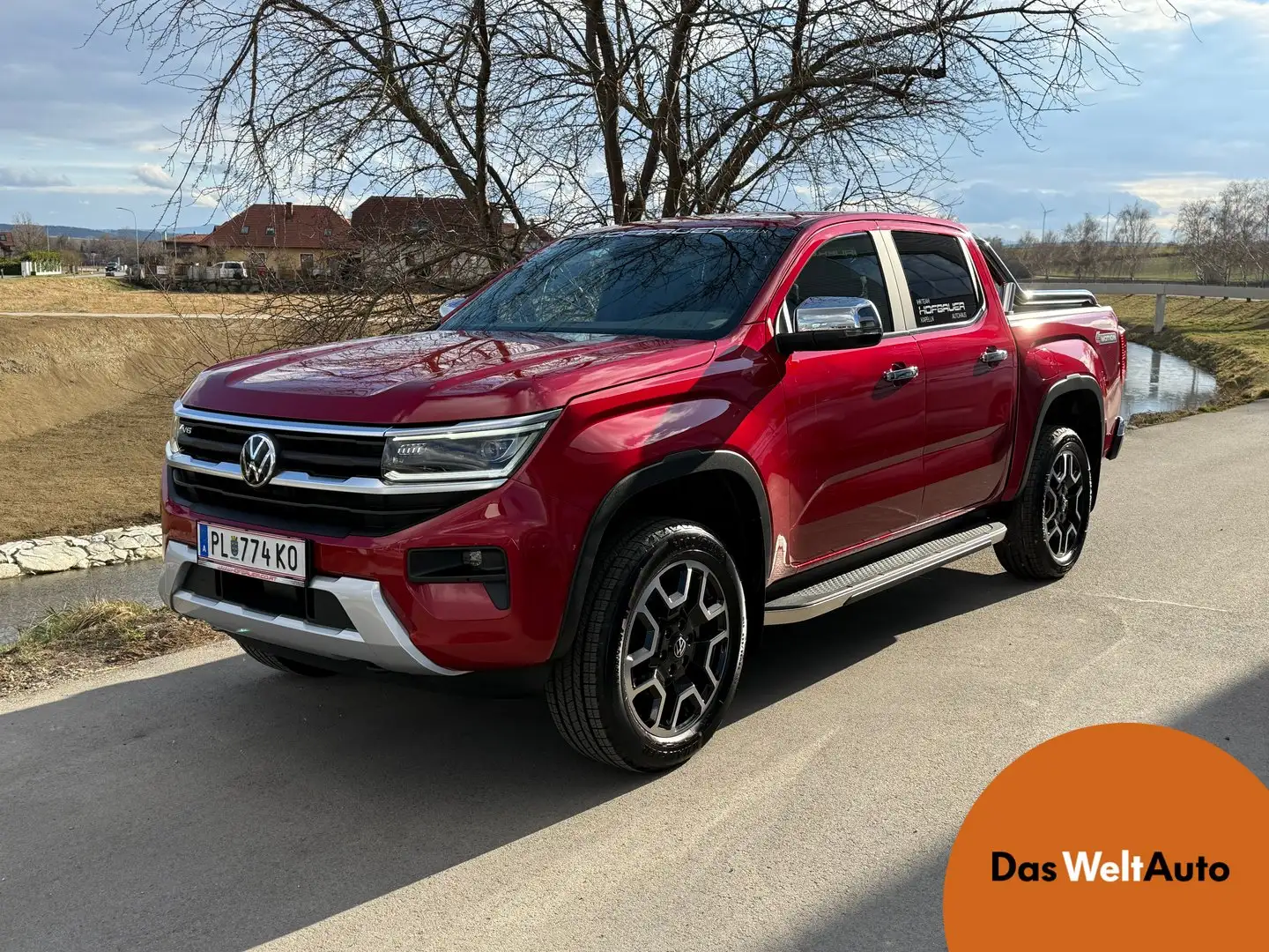 Volkswagen Amarok Style V6 TDI 4MOTION Rood - 1